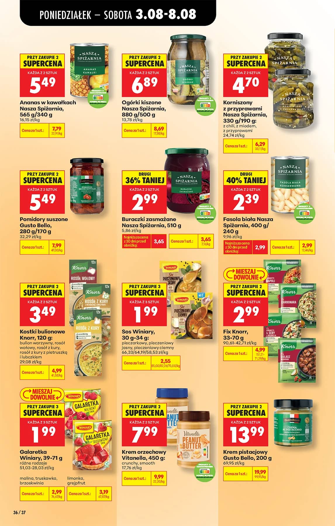 Biedronka - Codziennie niskie ceny P - oferta od 03.08 56 puslapis
