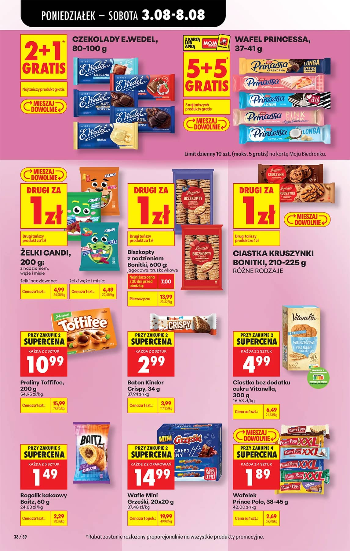 Biedronka - Codziennie niskie ceny P - oferta od 03.08 60 puslapis