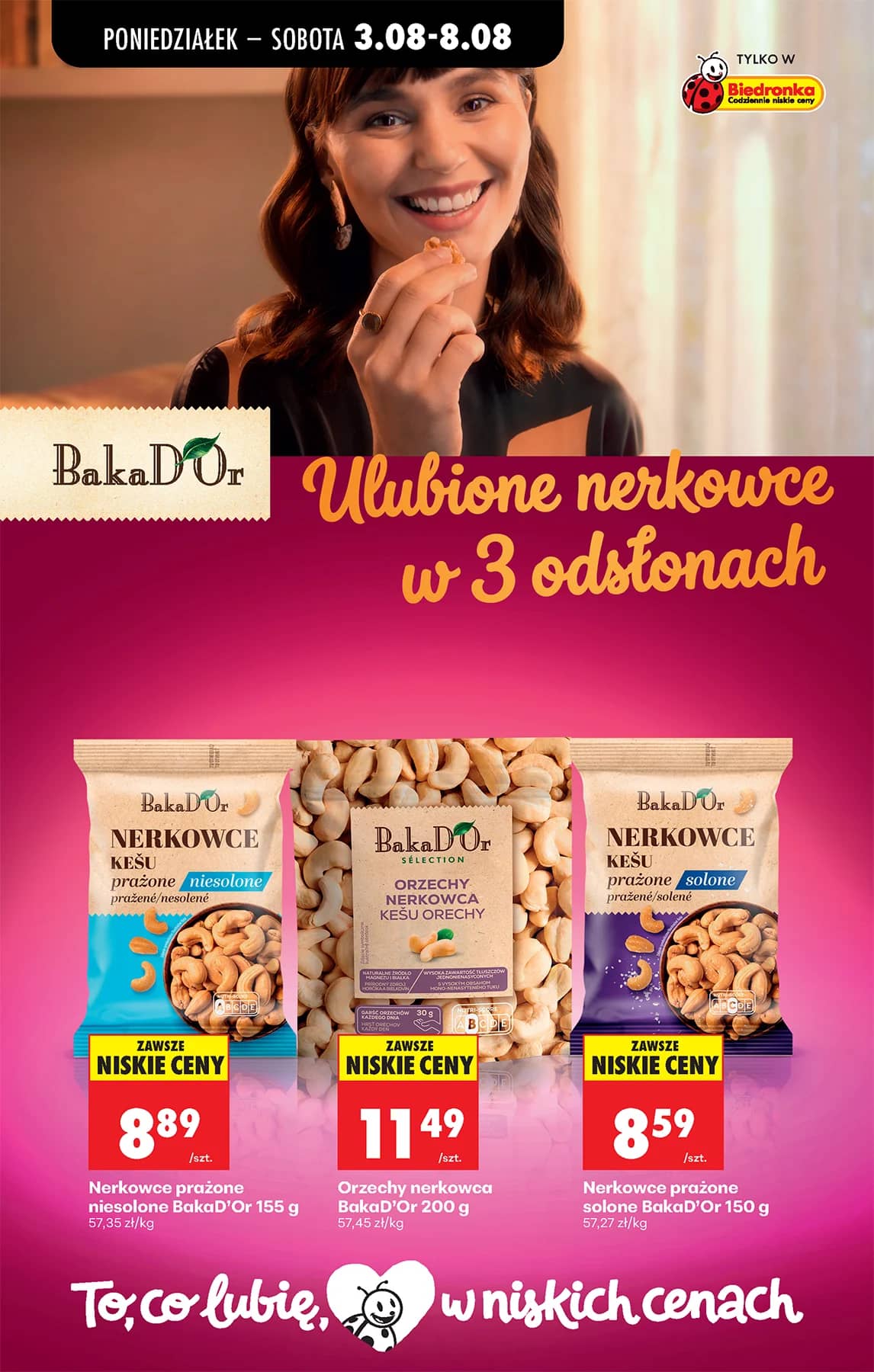 Biedronka - Codziennie niskie ceny P - oferta od 03.08 62 puslapis