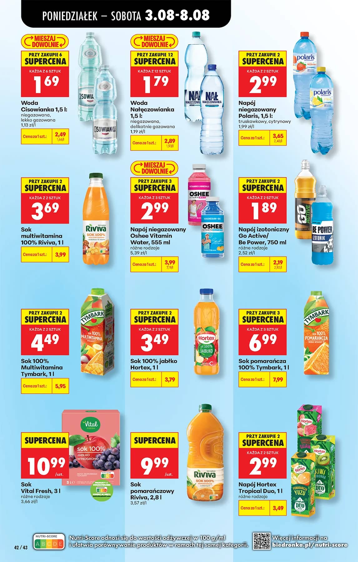 Biedronka - Codziennie niskie ceny P - oferta od 03.08 68 puslapis
