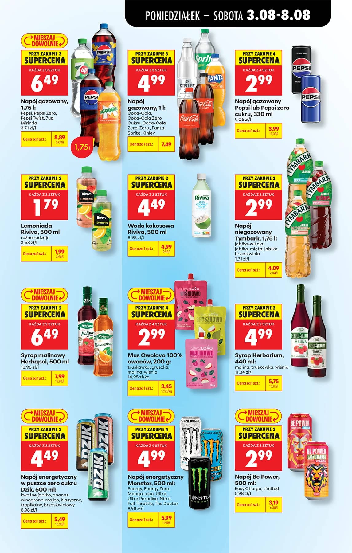 Biedronka - Codziennie niskie ceny P - oferta od 03.08 69 puslapis