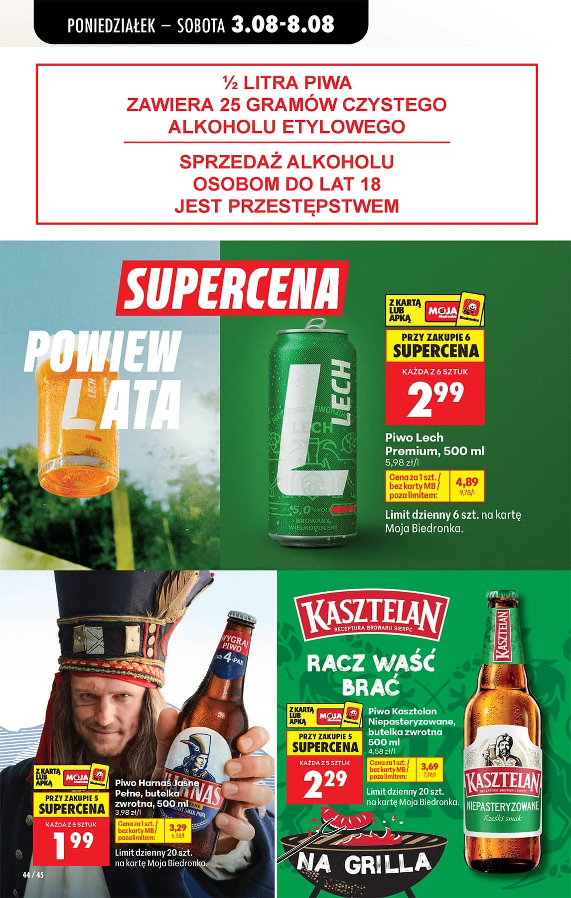 Biedronka - Codziennie niskie ceny P - oferta od 03.08 70 puslapis
