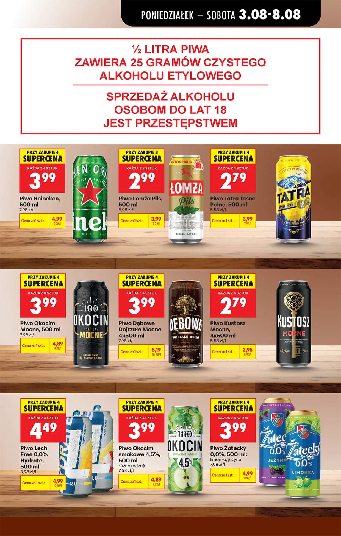 Biedronka - Codziennie niskie ceny P - oferta od 03.08 71 puslapis