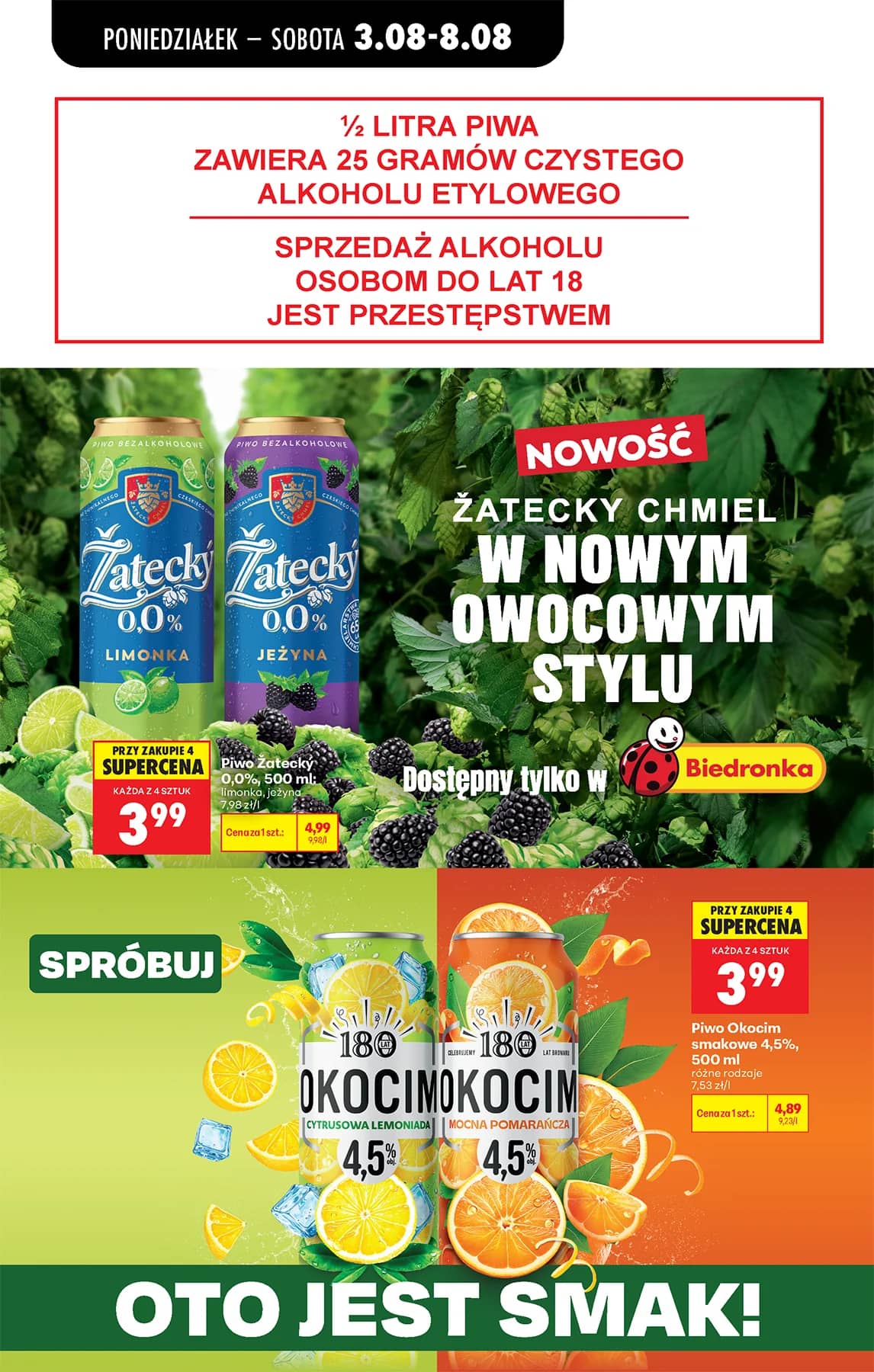 Biedronka - Codziennie niskie ceny P - oferta od 03.08 73 puslapis