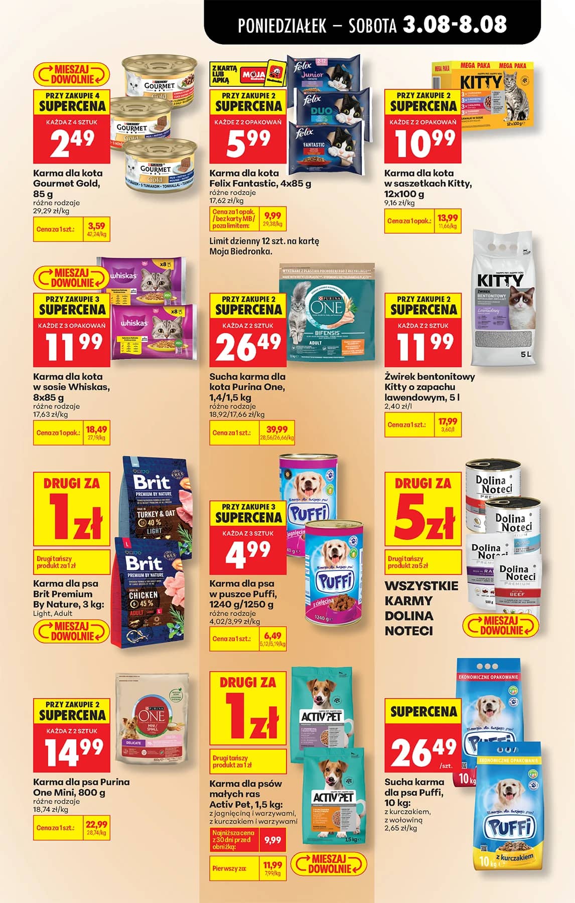 Biedronka - Codziennie niskie ceny P - oferta od 03.08 87 puslapis