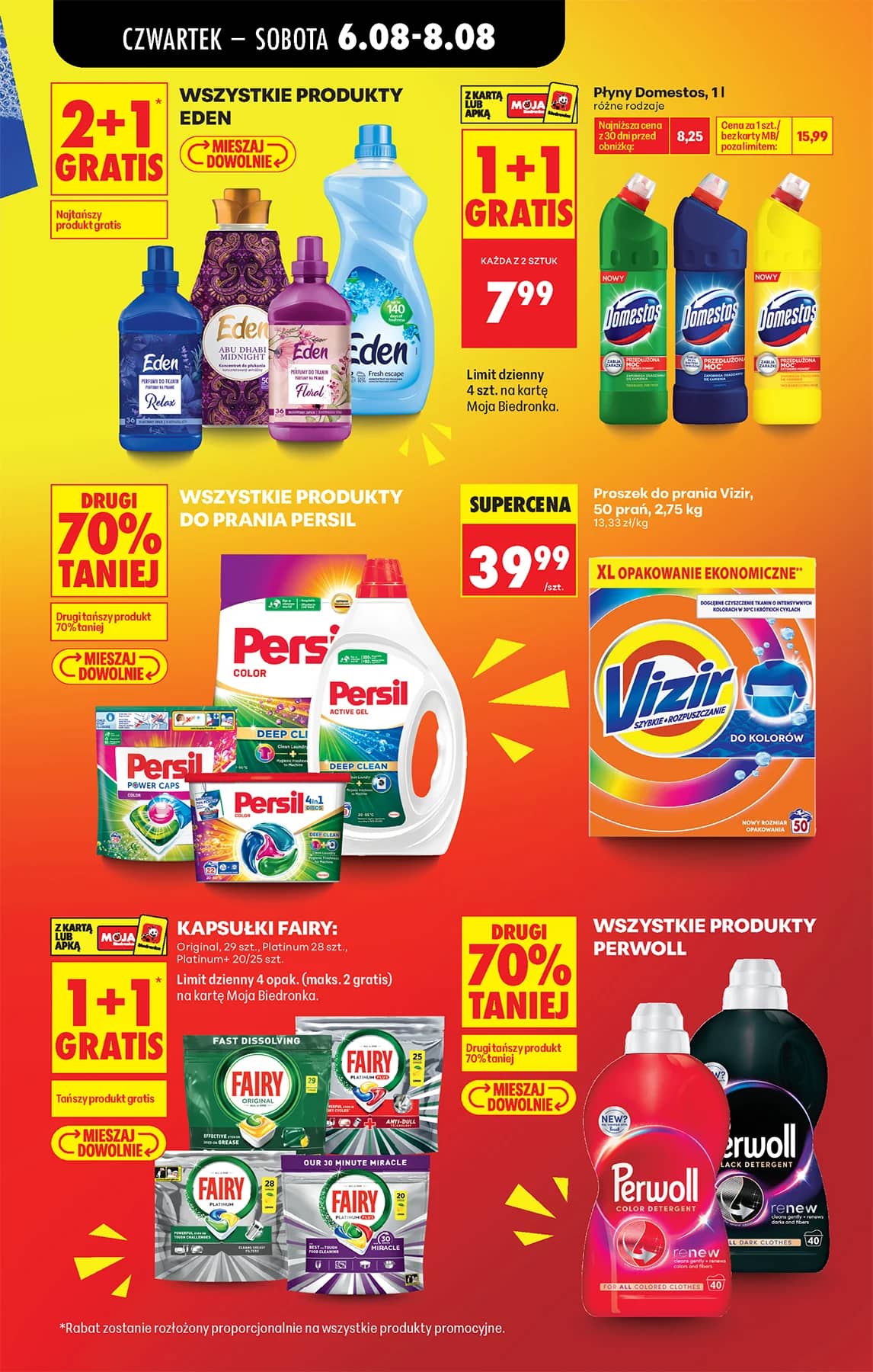 Biedronka - Codziennie niskie ceny P - oferta od 06.08 19 puslapis