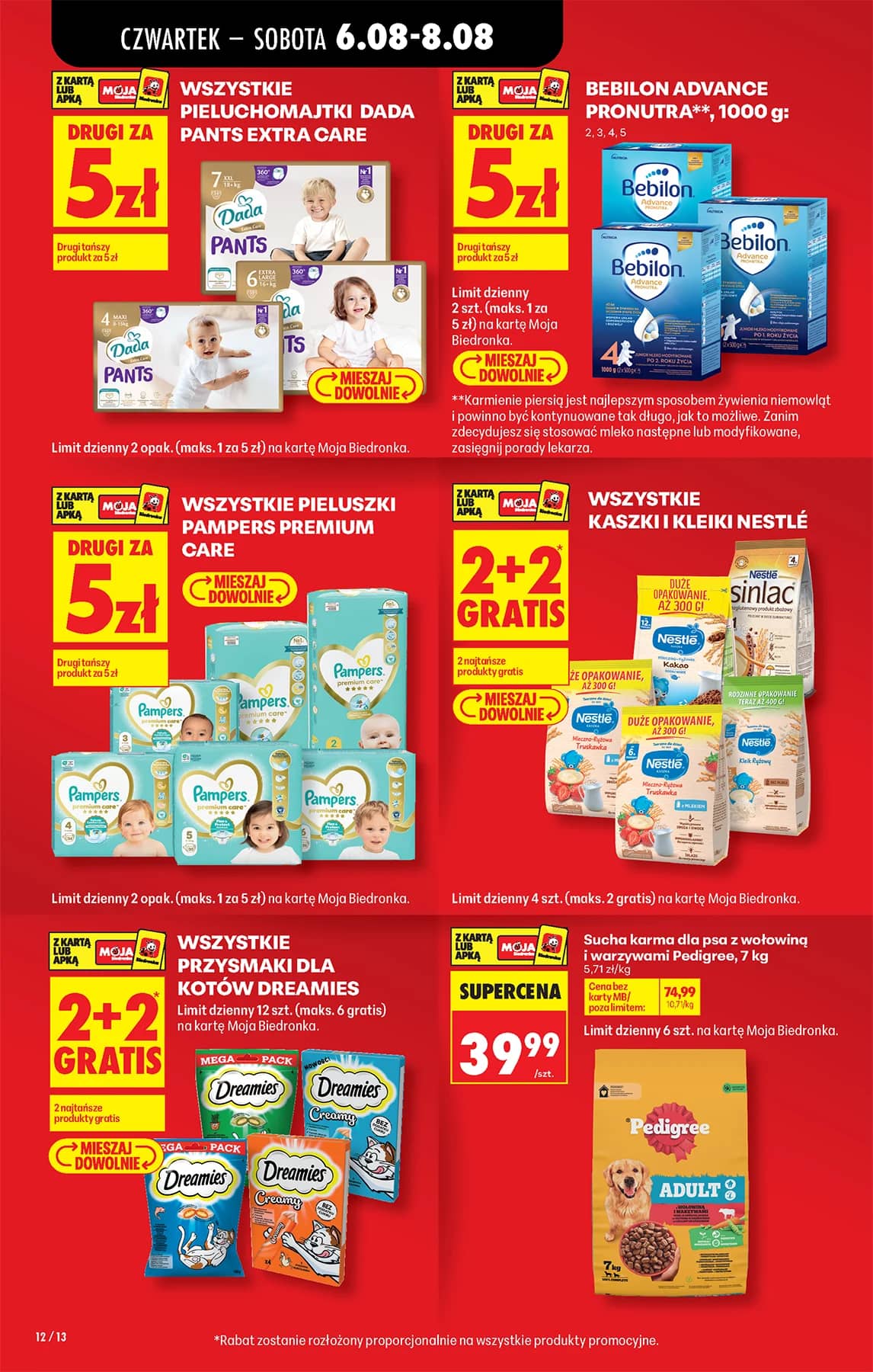 Biedronka - Codziennie niskie ceny P - oferta od 06.08 20 puslapis