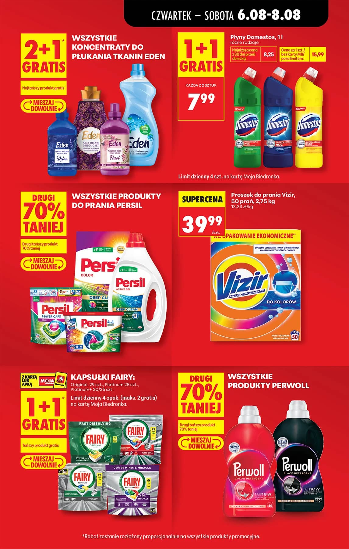 Biedronka - Codziennie niskie ceny P - oferta od 06.08 21 puslapis