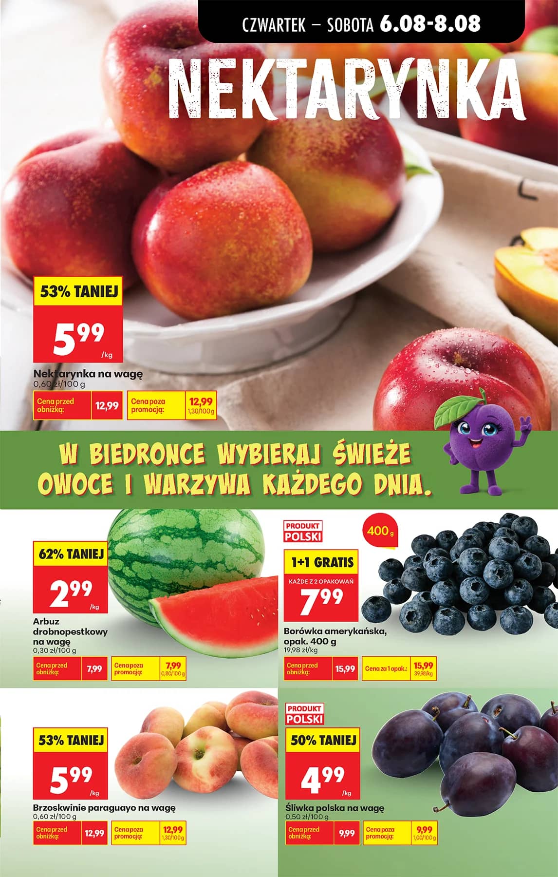 Biedronka - Codziennie niskie ceny P - oferta od 06.08 29 puslapis