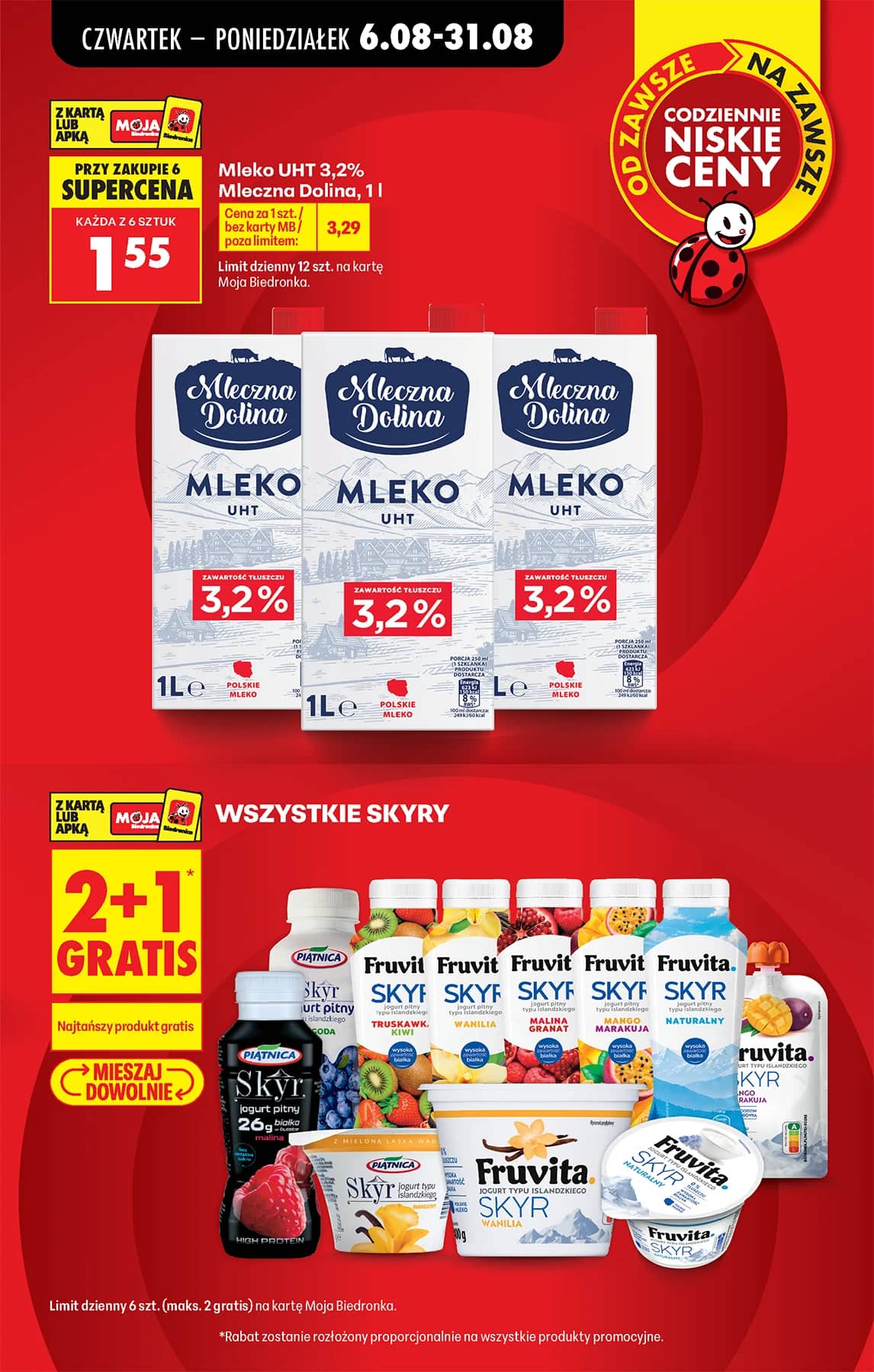 Biedronka - Codziennie niskie ceny P - oferta od 06.08 3 puslapis