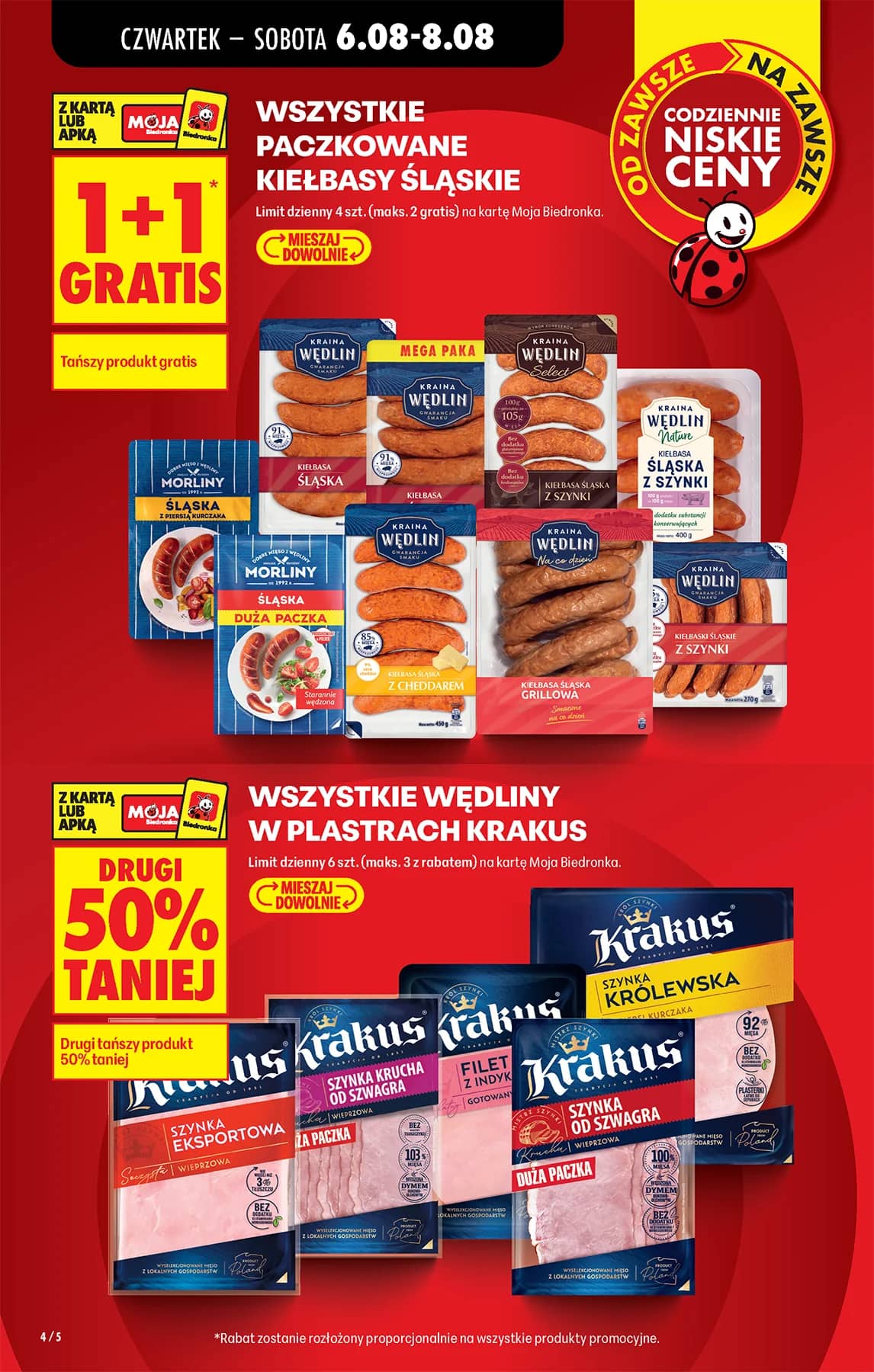 Biedronka - Codziennie niskie ceny P - oferta od 06.08 4 puslapis