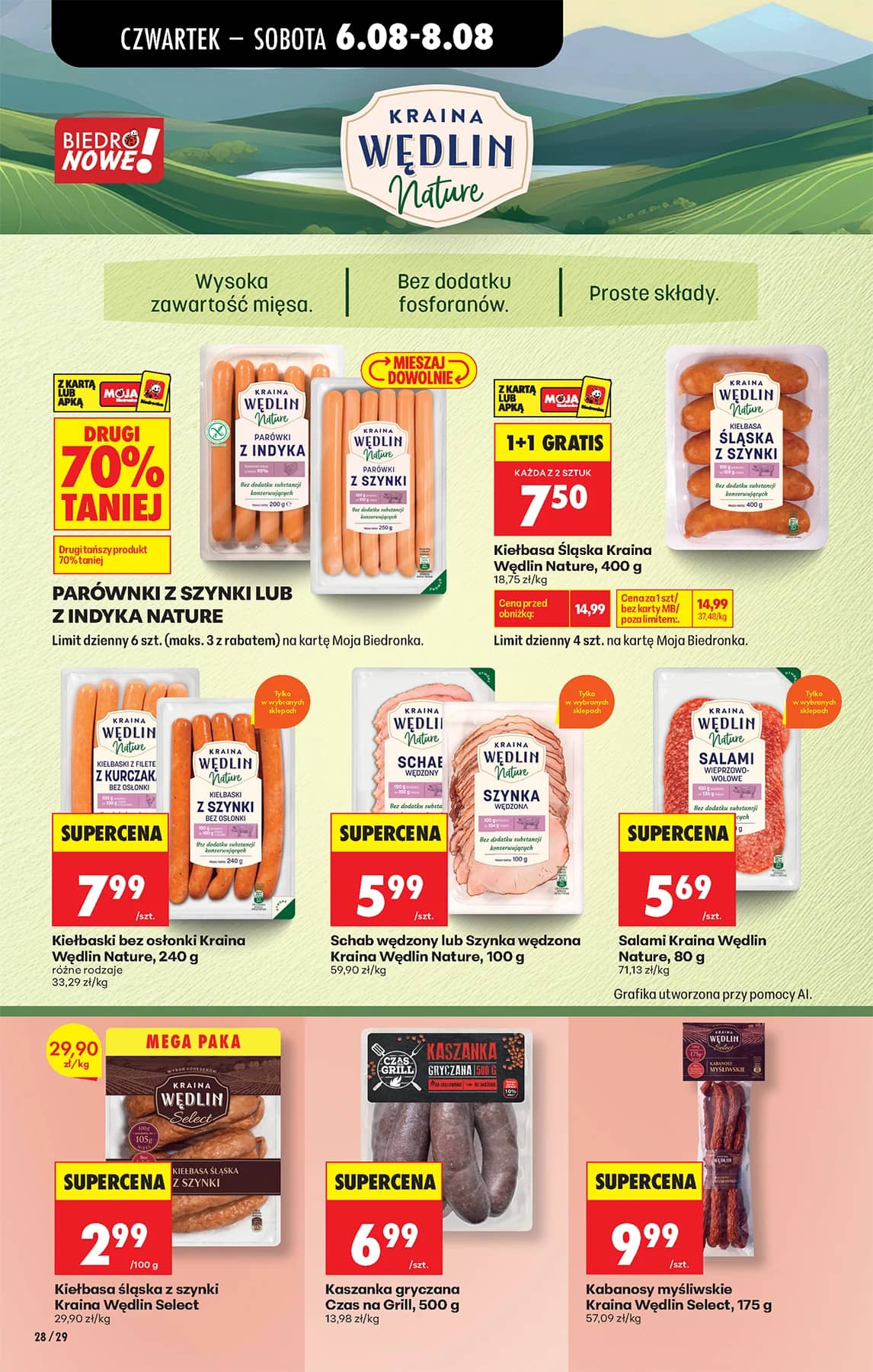 Biedronka - Codziennie niskie ceny P - oferta od 06.08 50 puslapis