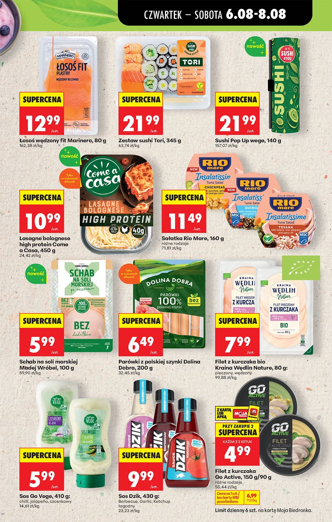 Biedronka - Codziennie niskie ceny P - oferta od 06.08 57 puslapis