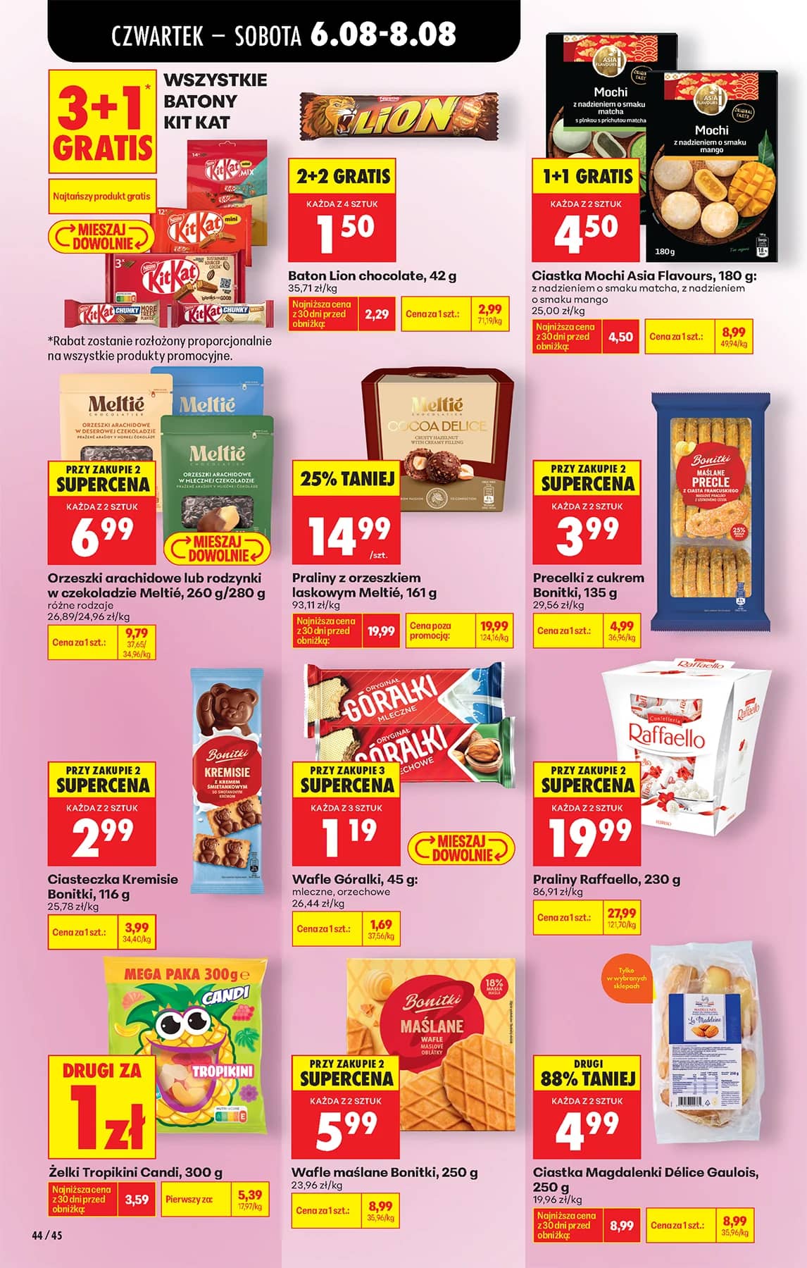 Biedronka - Codziennie niskie ceny P - oferta od 06.08 72 puslapis
