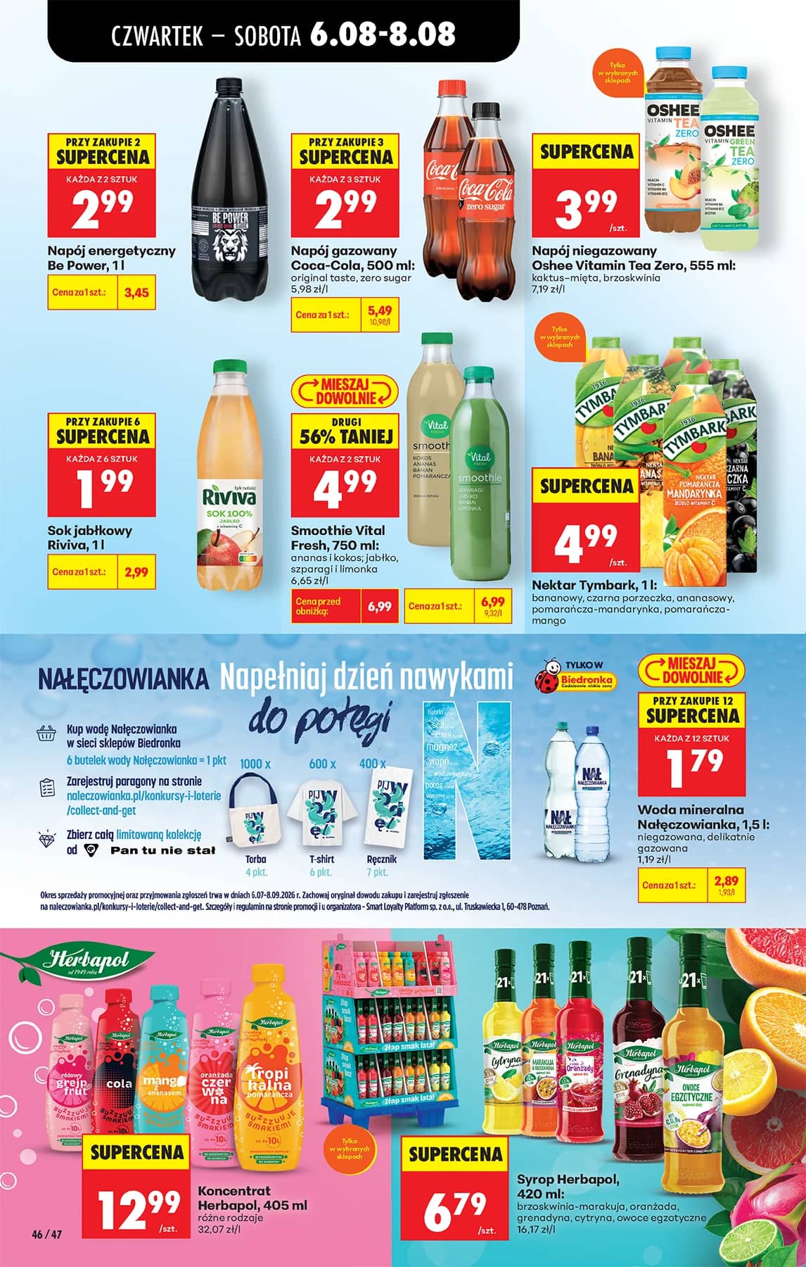 Biedronka - Codziennie niskie ceny P - oferta od 06.08 74 puslapis