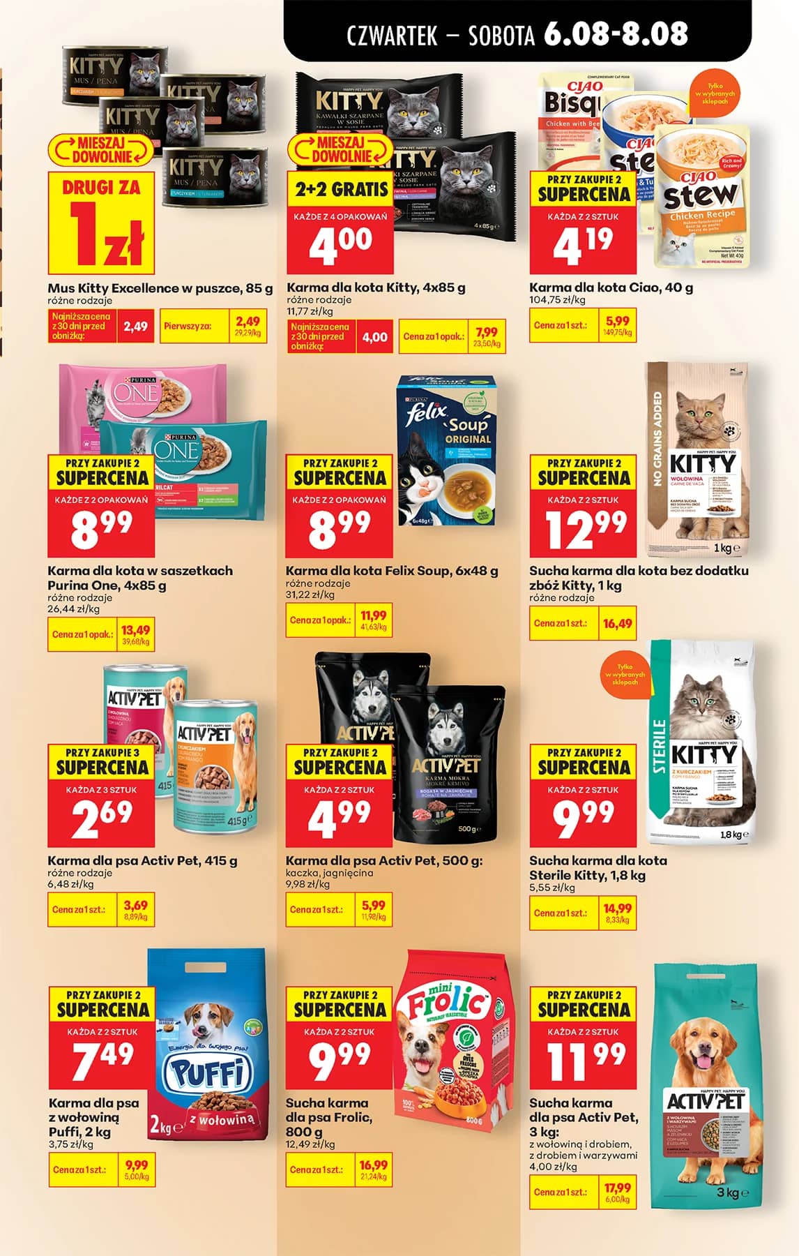 Biedronka - Codziennie niskie ceny P - oferta od 06.08 83 puslapis