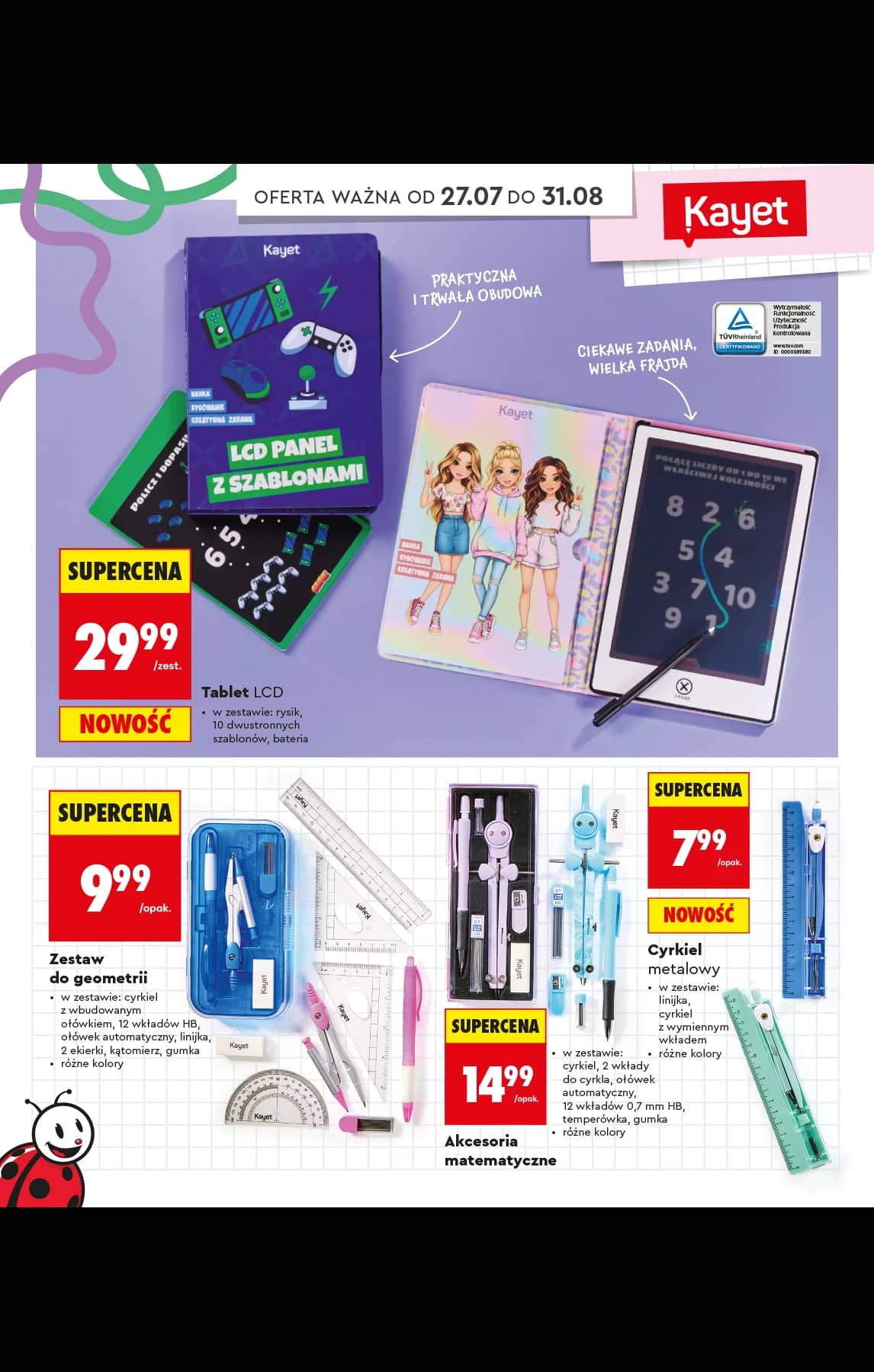 Biedronka - Do mojej szkoły idę - oferta od 20.07 12 puslapis