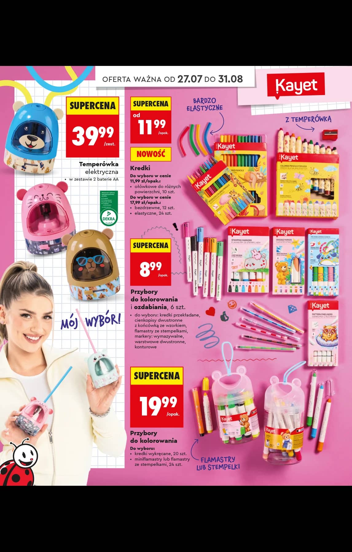 Biedronka - Do mojej szkoły idę - oferta od 20.07 14 puslapis