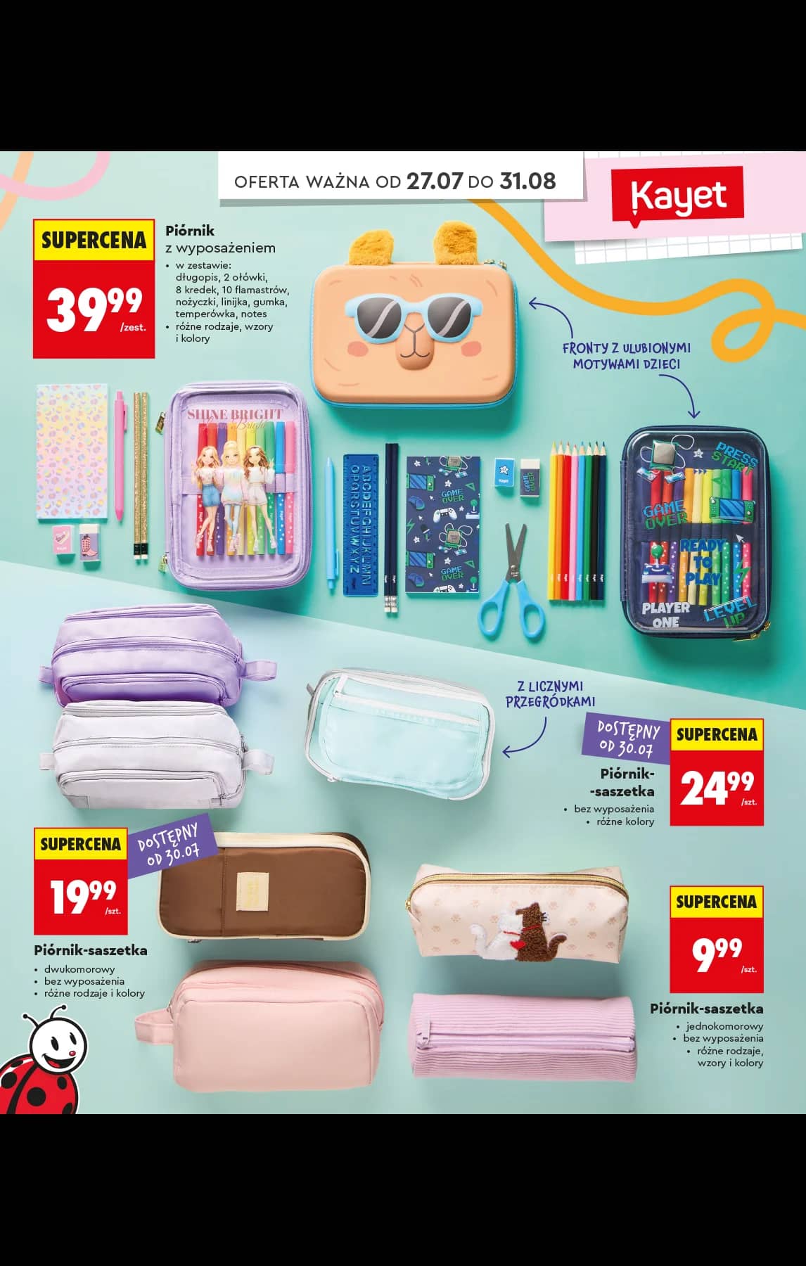 Biedronka - Do mojej szkoły idę - oferta od 20.07 16 puslapis