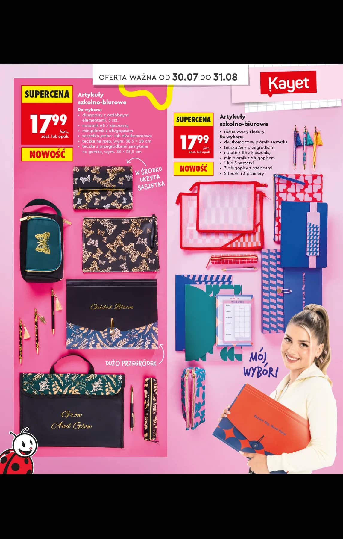 Biedronka - Do mojej szkoły idę - oferta od 20.07 18 puslapis