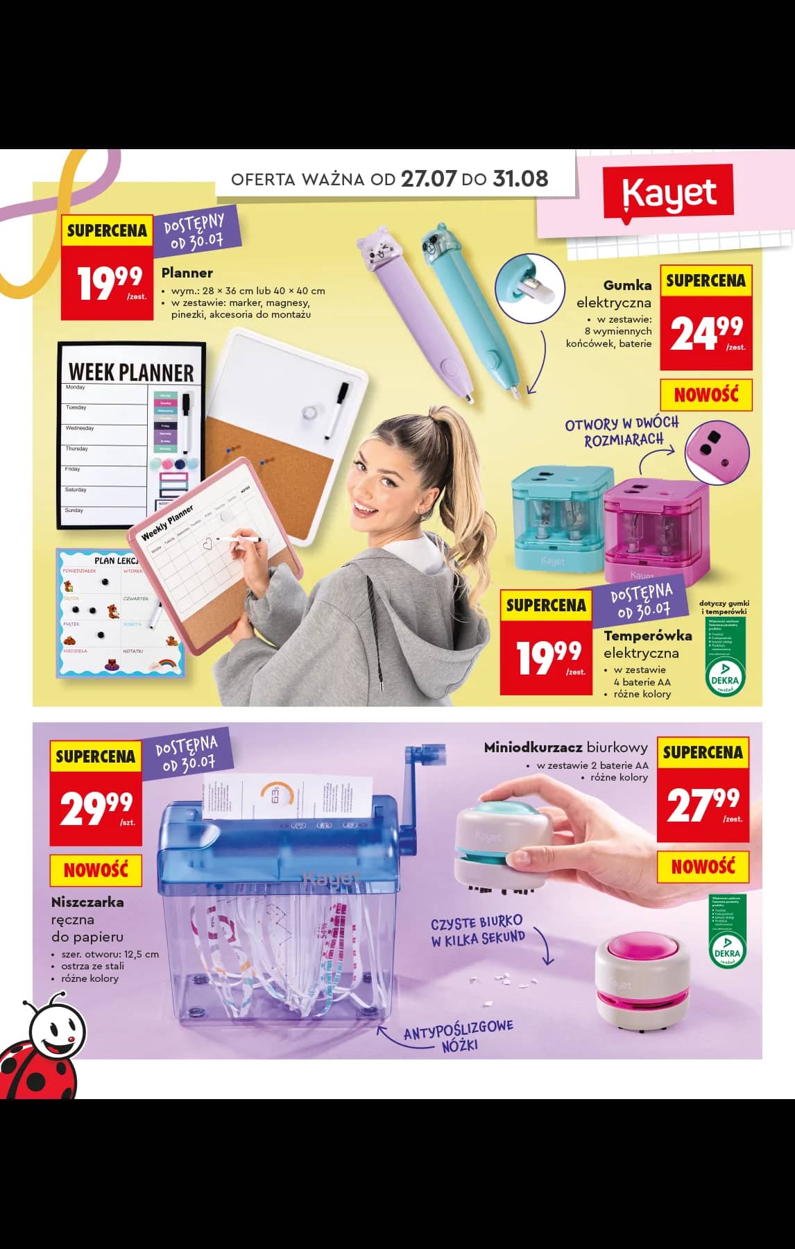 Biedronka - Do mojej szkoły idę - oferta od 20.07 20 puslapis