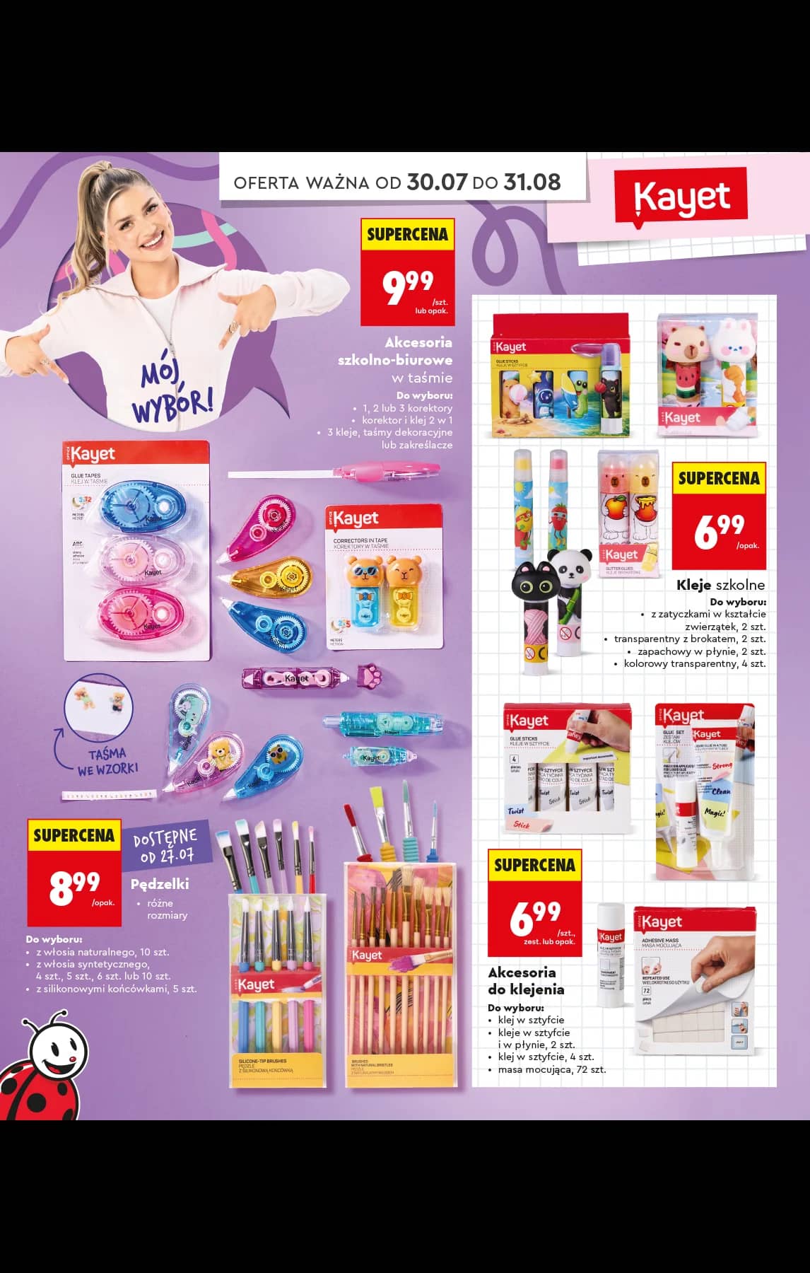 Biedronka - Do mojej szkoły idę - oferta od 20.07 22 puslapis