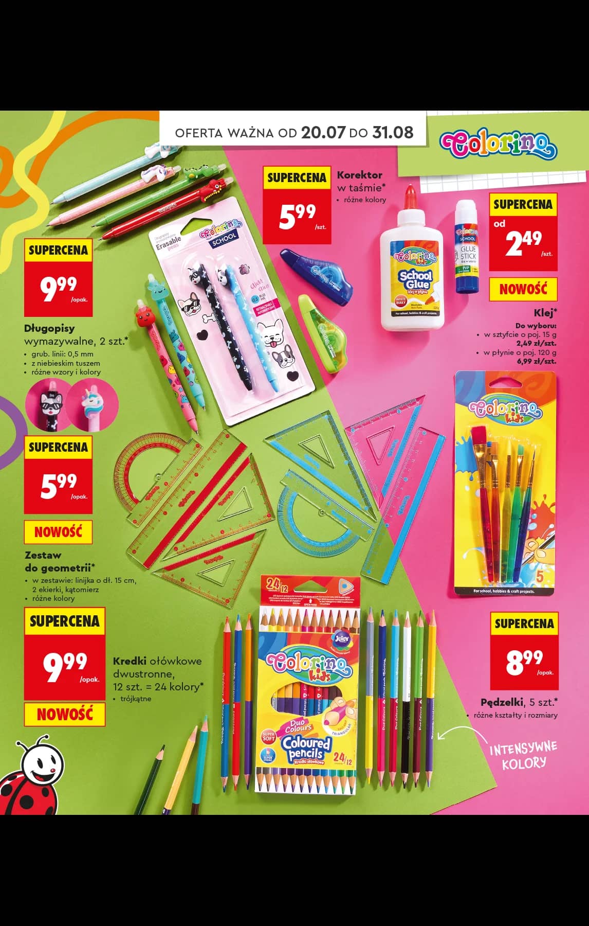 Biedronka - Do mojej szkoły idę - oferta od 20.07 38 puslapis