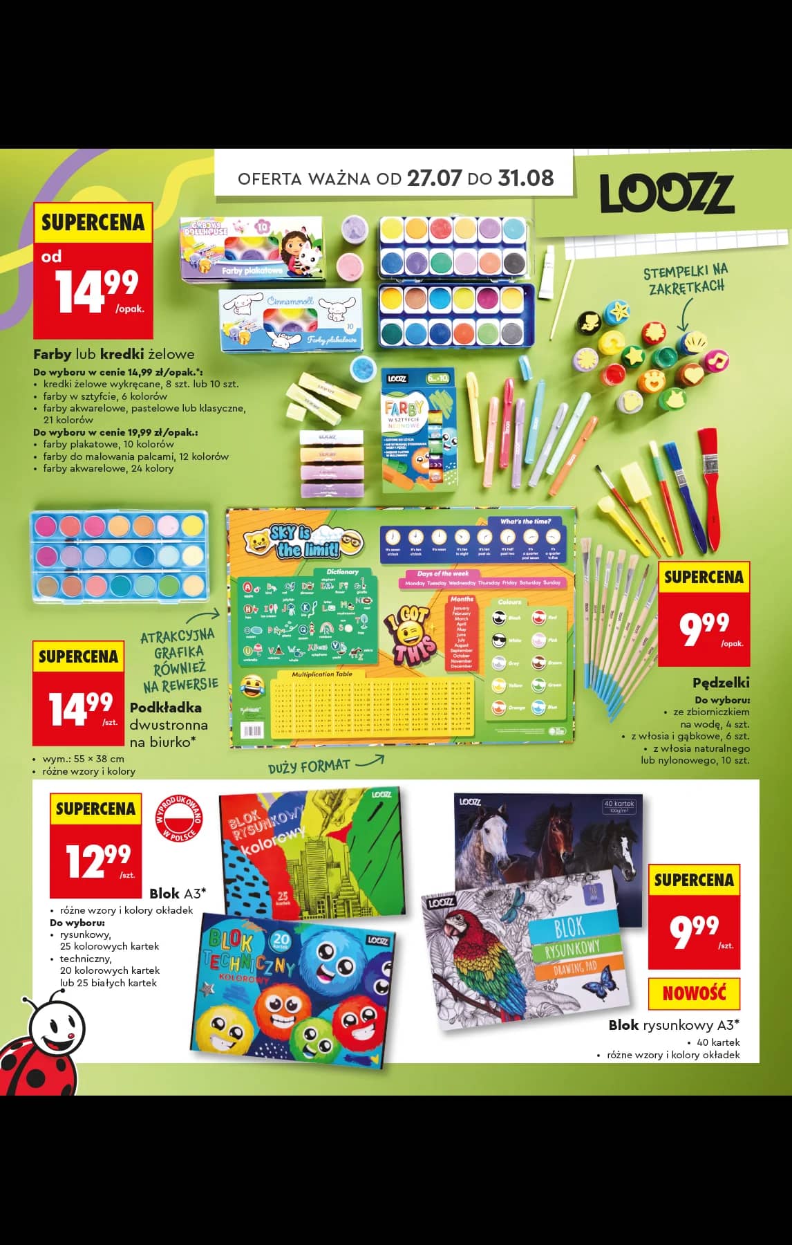 Biedronka - Do mojej szkoły idę - oferta od 20.07 44 puslapis