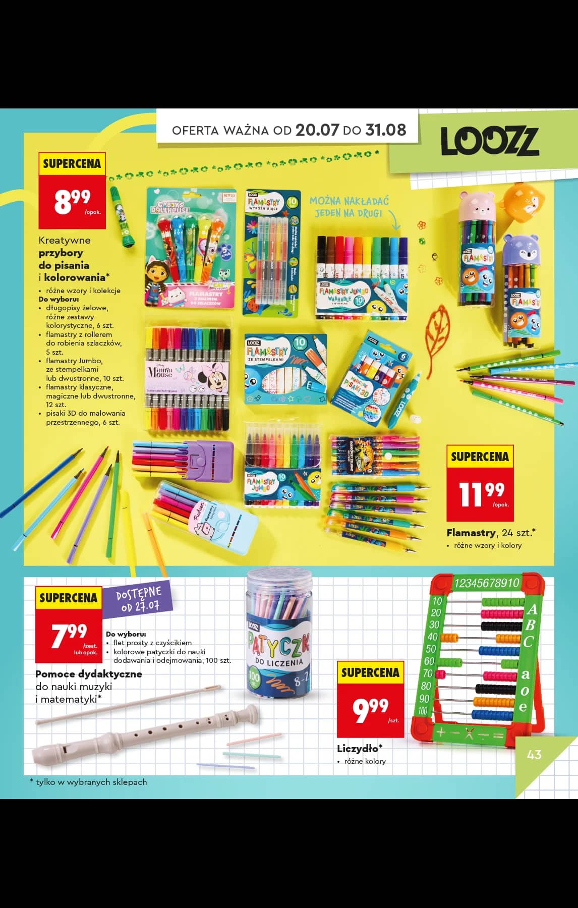 Biedronka - Do mojej szkoły idę - oferta od 20.07 47 puslapis