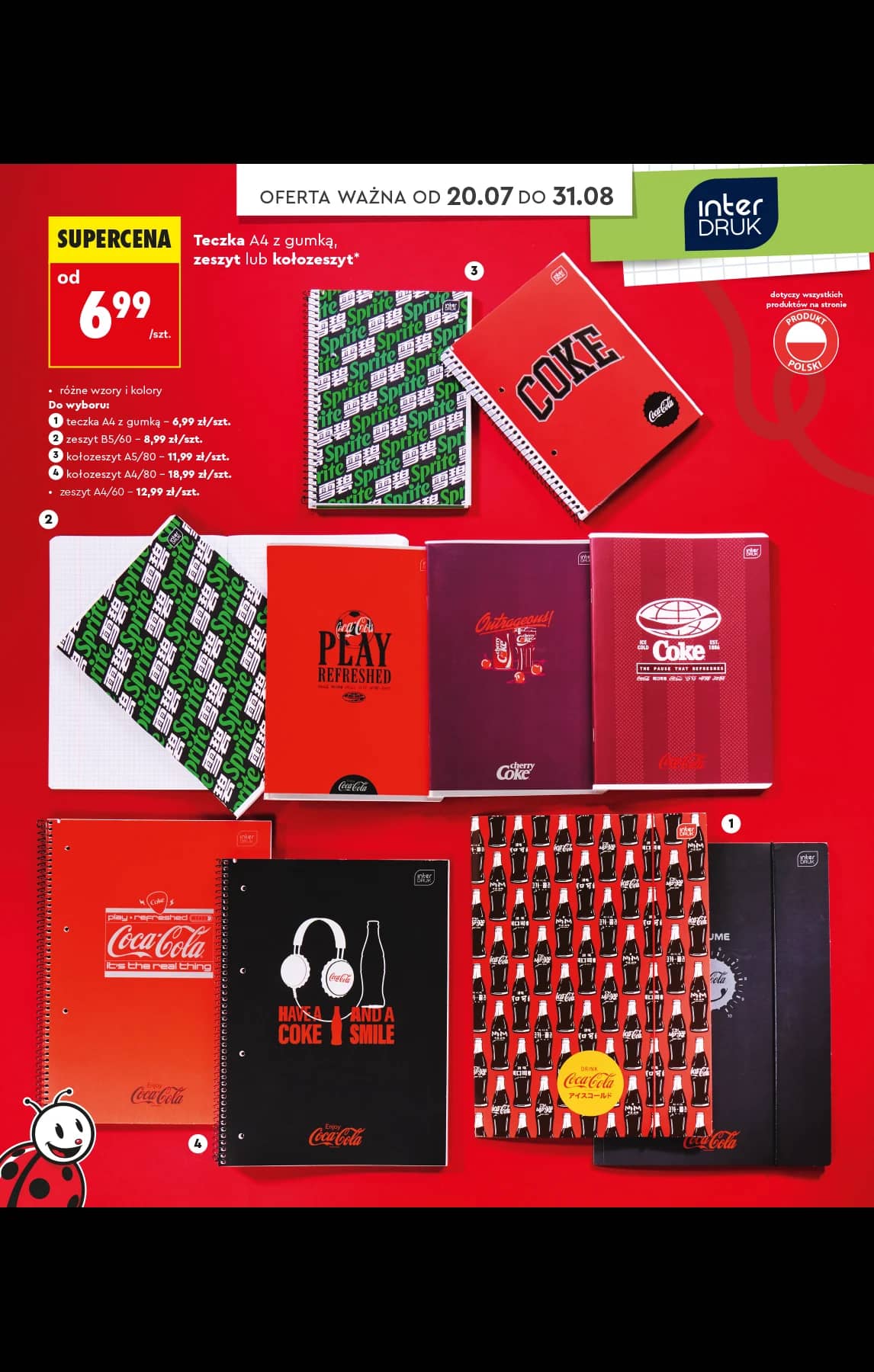 Biedronka - Do mojej szkoły idę - oferta od 20.07 58 puslapis