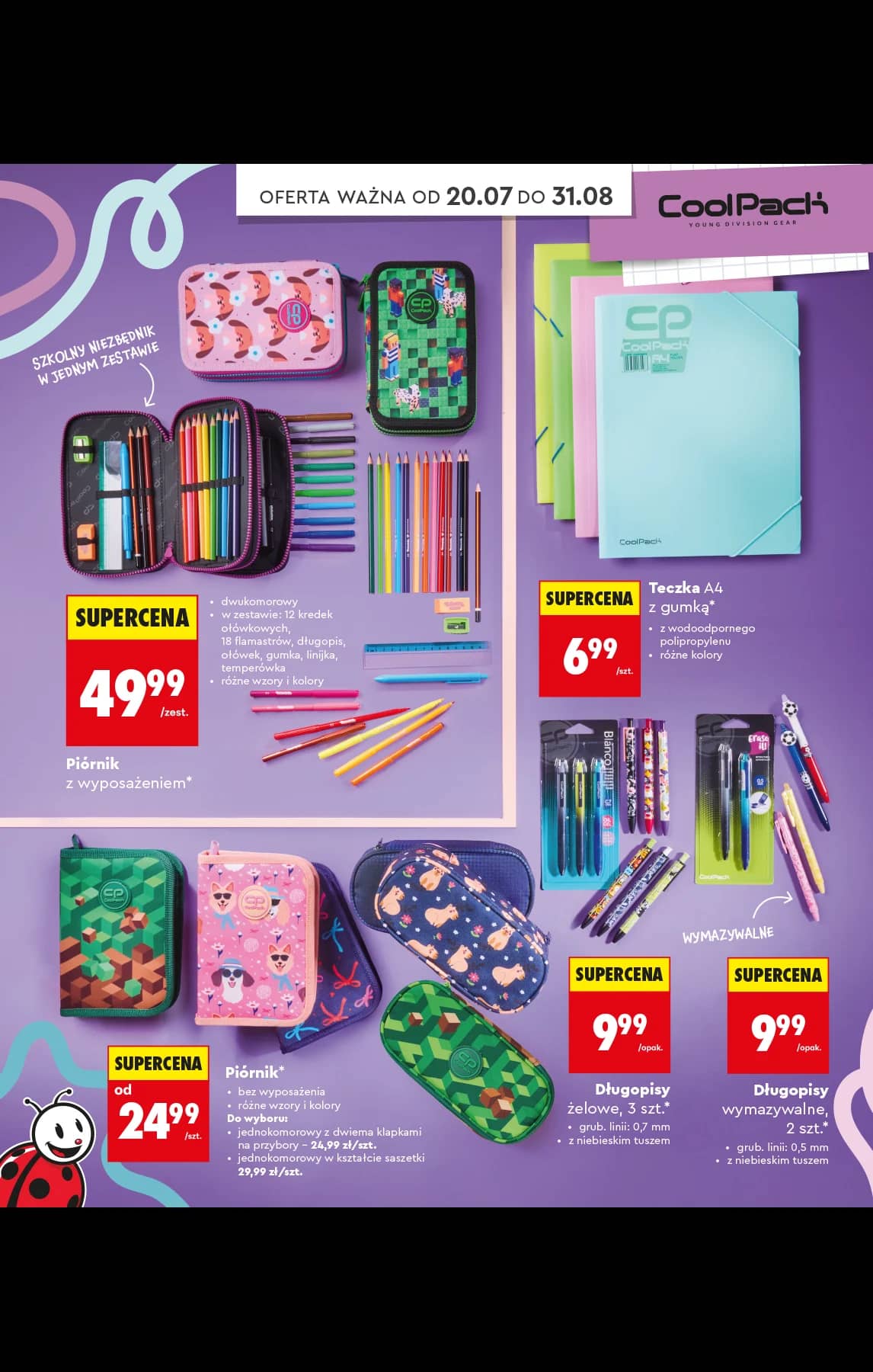 Biedronka - Do mojej szkoły idę - oferta od 20.07 60 puslapis