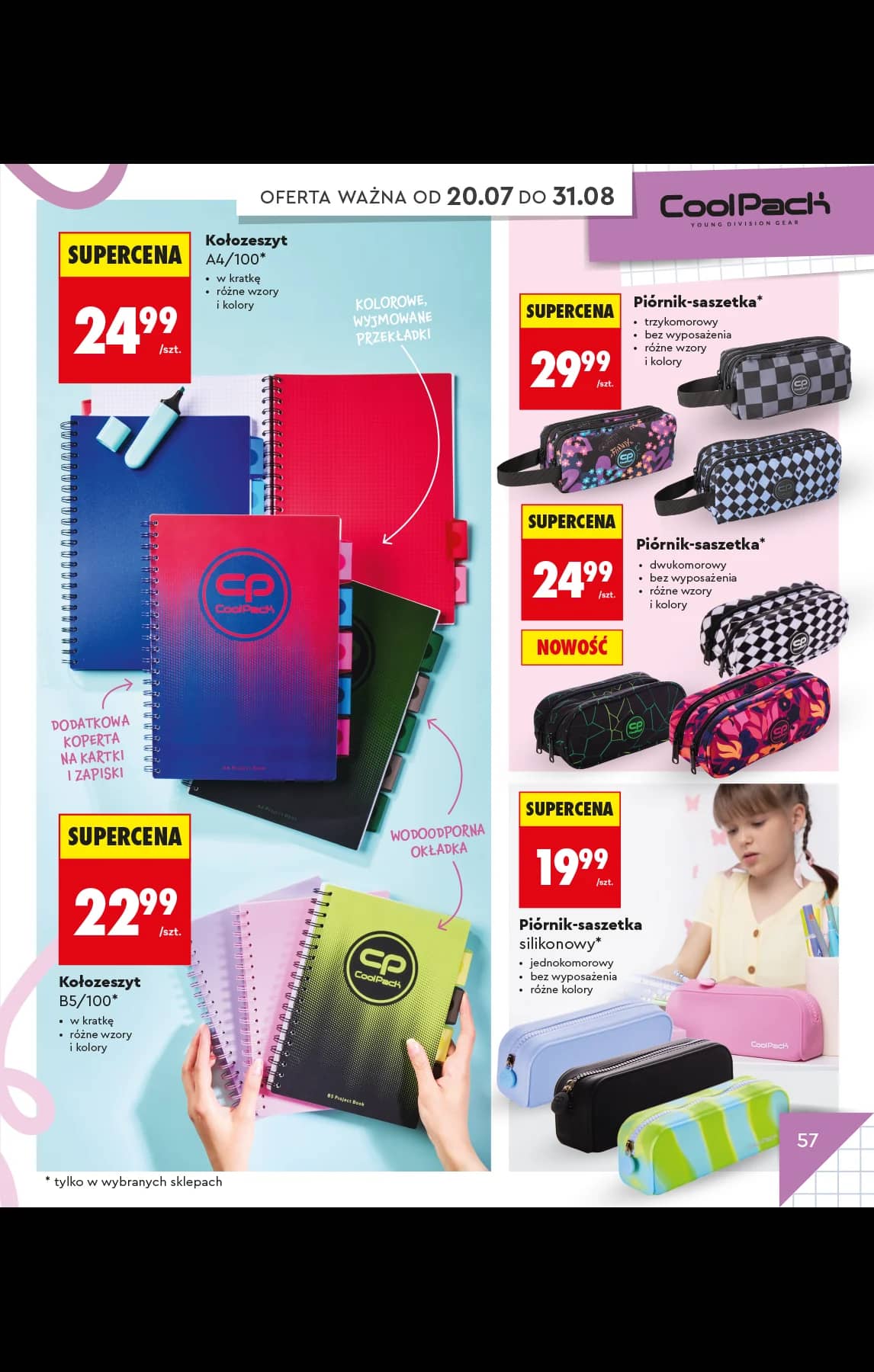 Biedronka - Do mojej szkoły idę - oferta od 20.07 61 puslapis