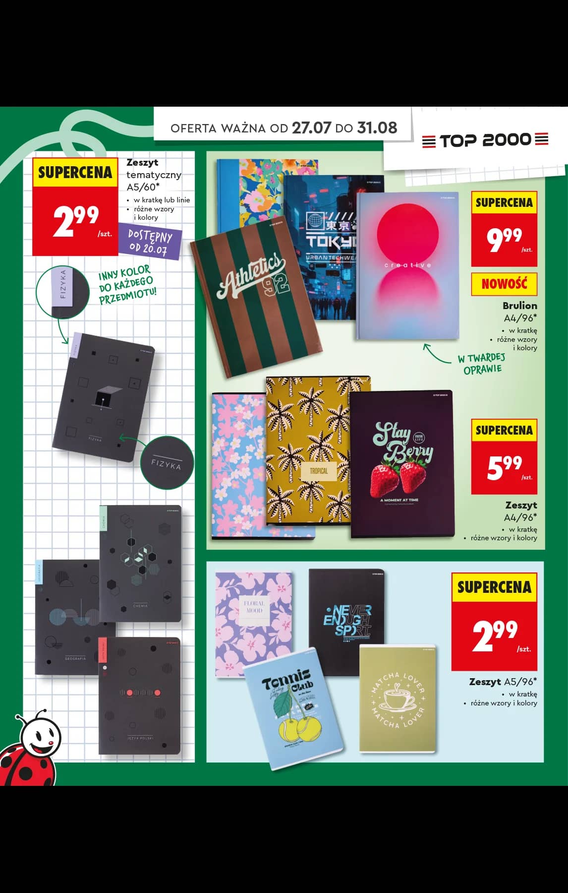 Biedronka - Do mojej szkoły idę - oferta od 20.07 68 puslapis