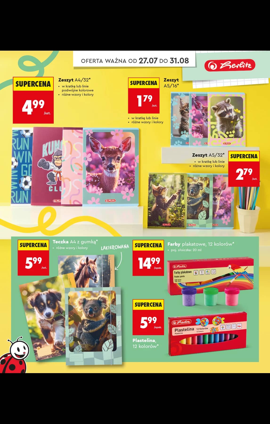 Biedronka - Do mojej szkoły idę - oferta od 20.07 70 puslapis