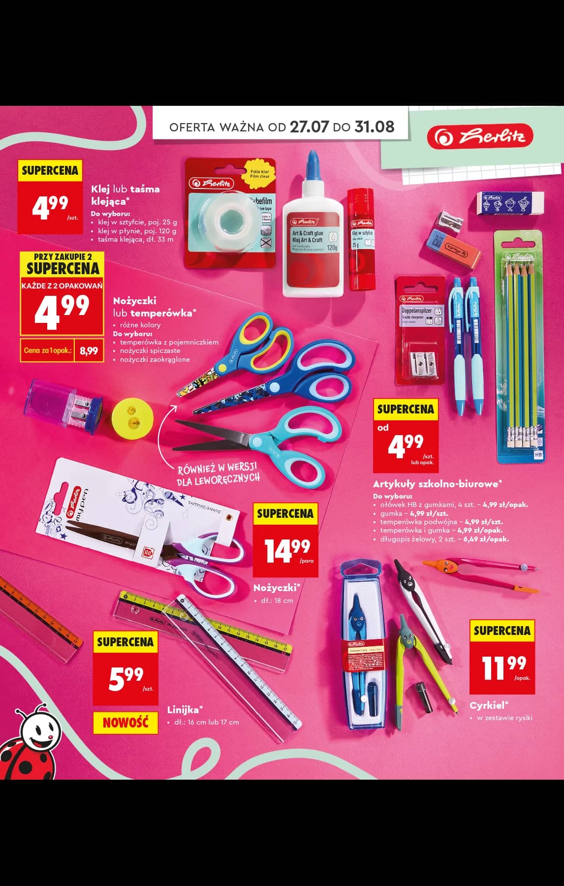 Biedronka - Do mojej szkoły idę - oferta od 20.07 72 puslapis