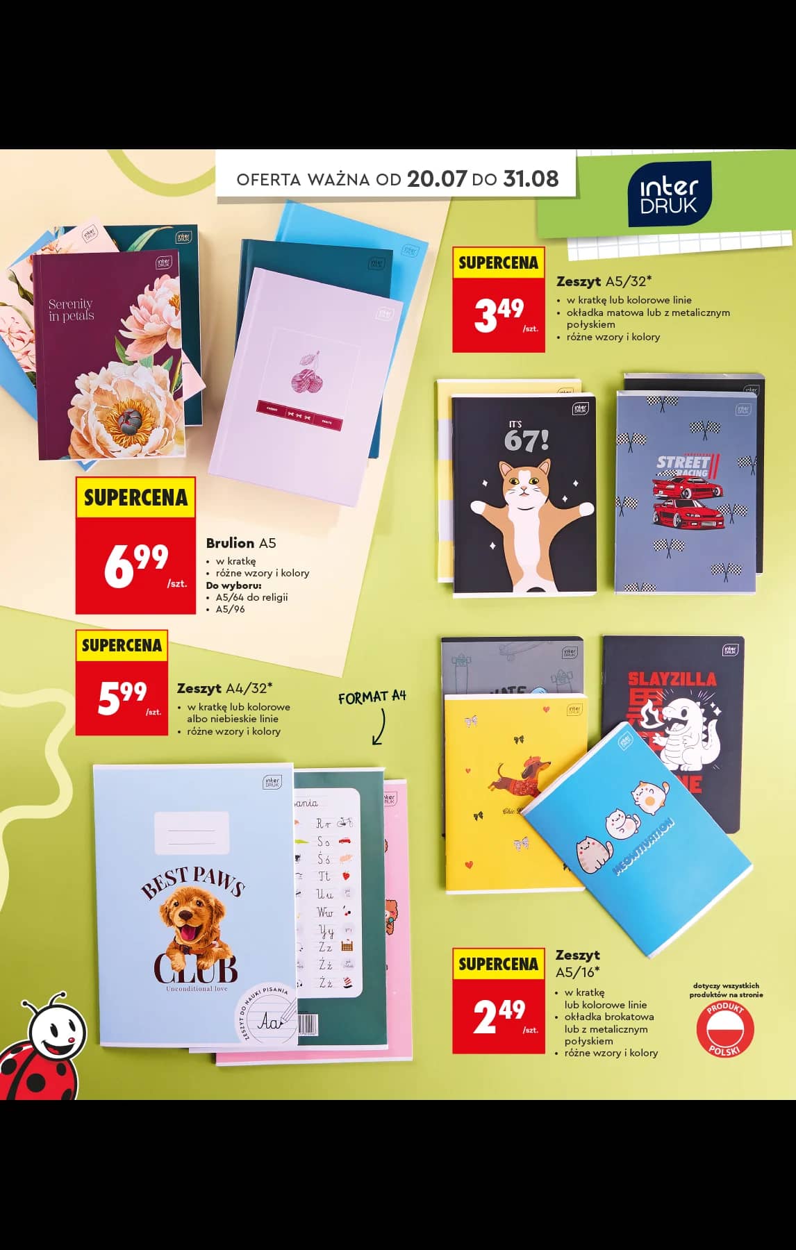 Biedronka - Do mojej szkoły idę - oferta od 20.07 74 puslapis
