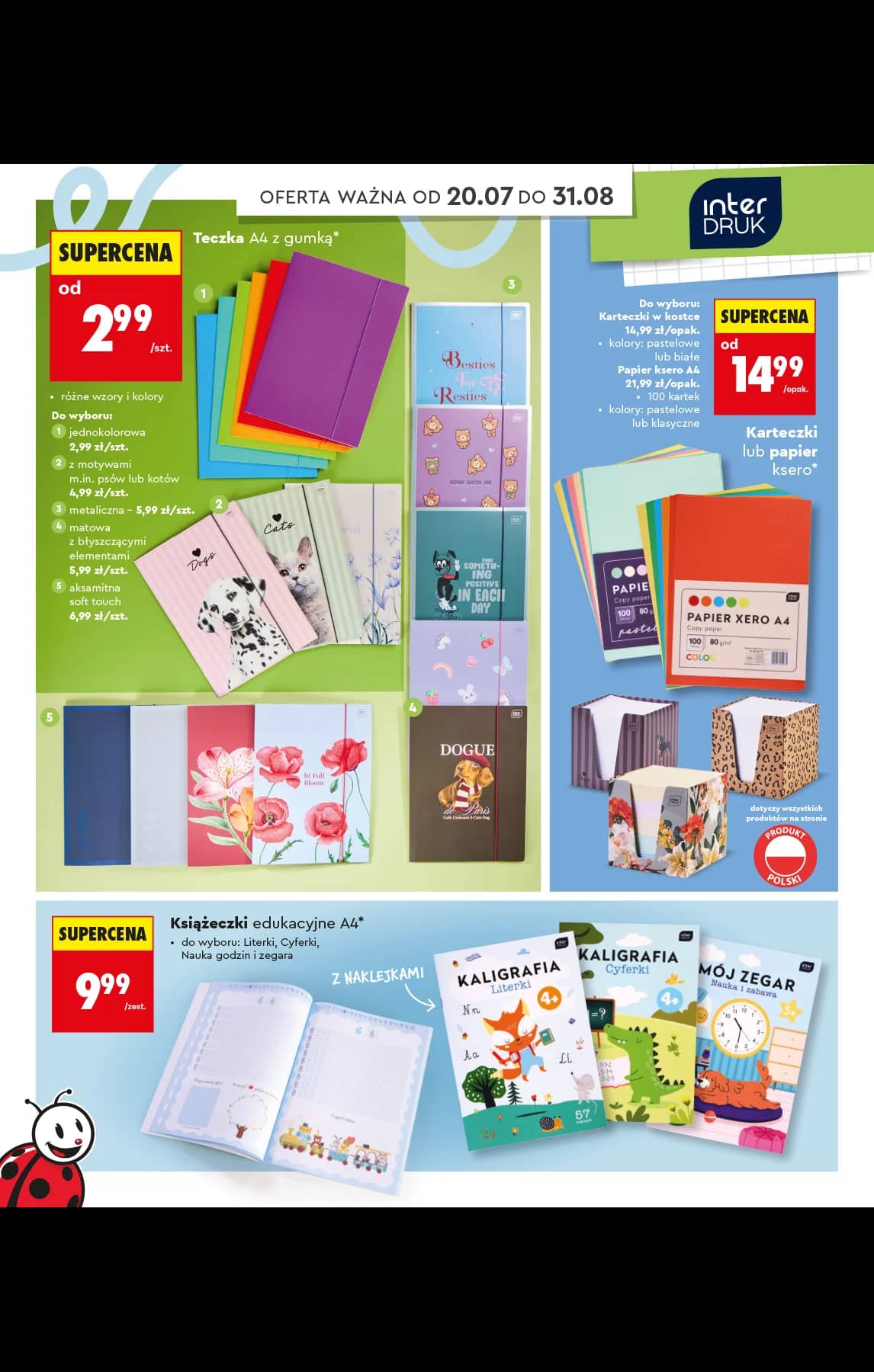 Biedronka - Do mojej szkoły idę - oferta od 20.07 78 puslapis