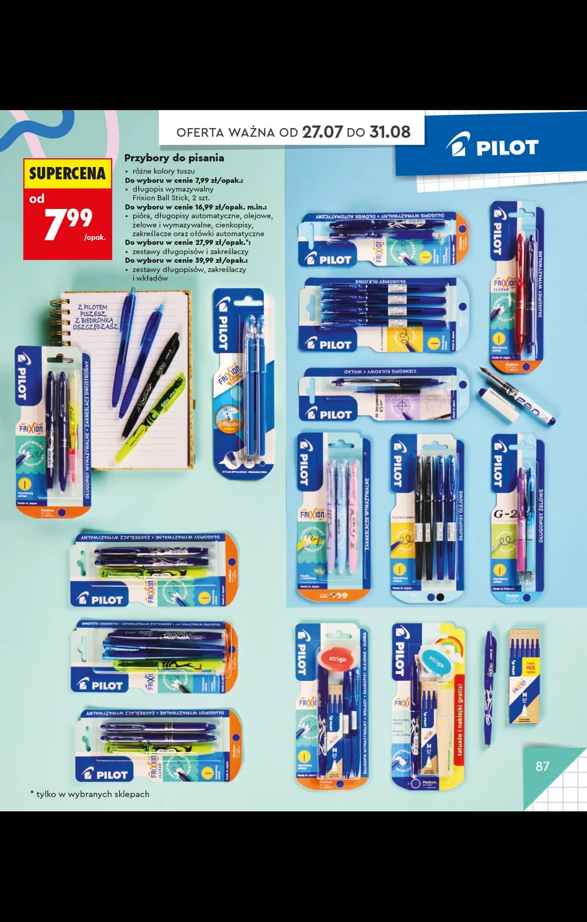 Biedronka - Do mojej szkoły idę - oferta od 20.07 91 puslapis