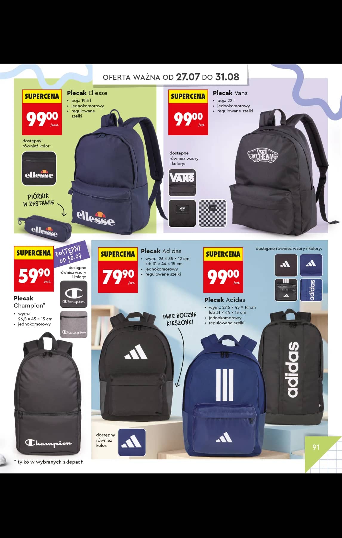 Biedronka - Do mojej szkoły idę - oferta od 20.07 95 puslapis