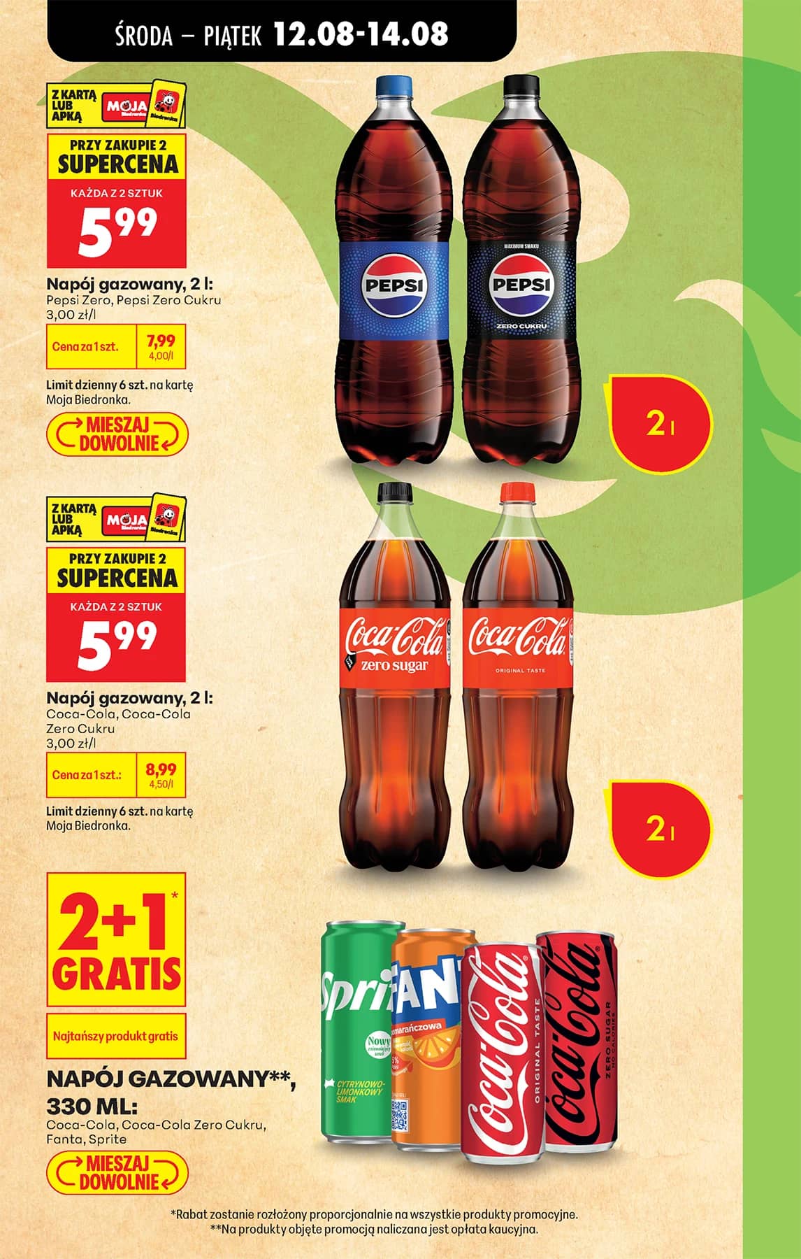 Biedronka - Codziennie niskie ceny P - oferta od 12.08 11 puslapis