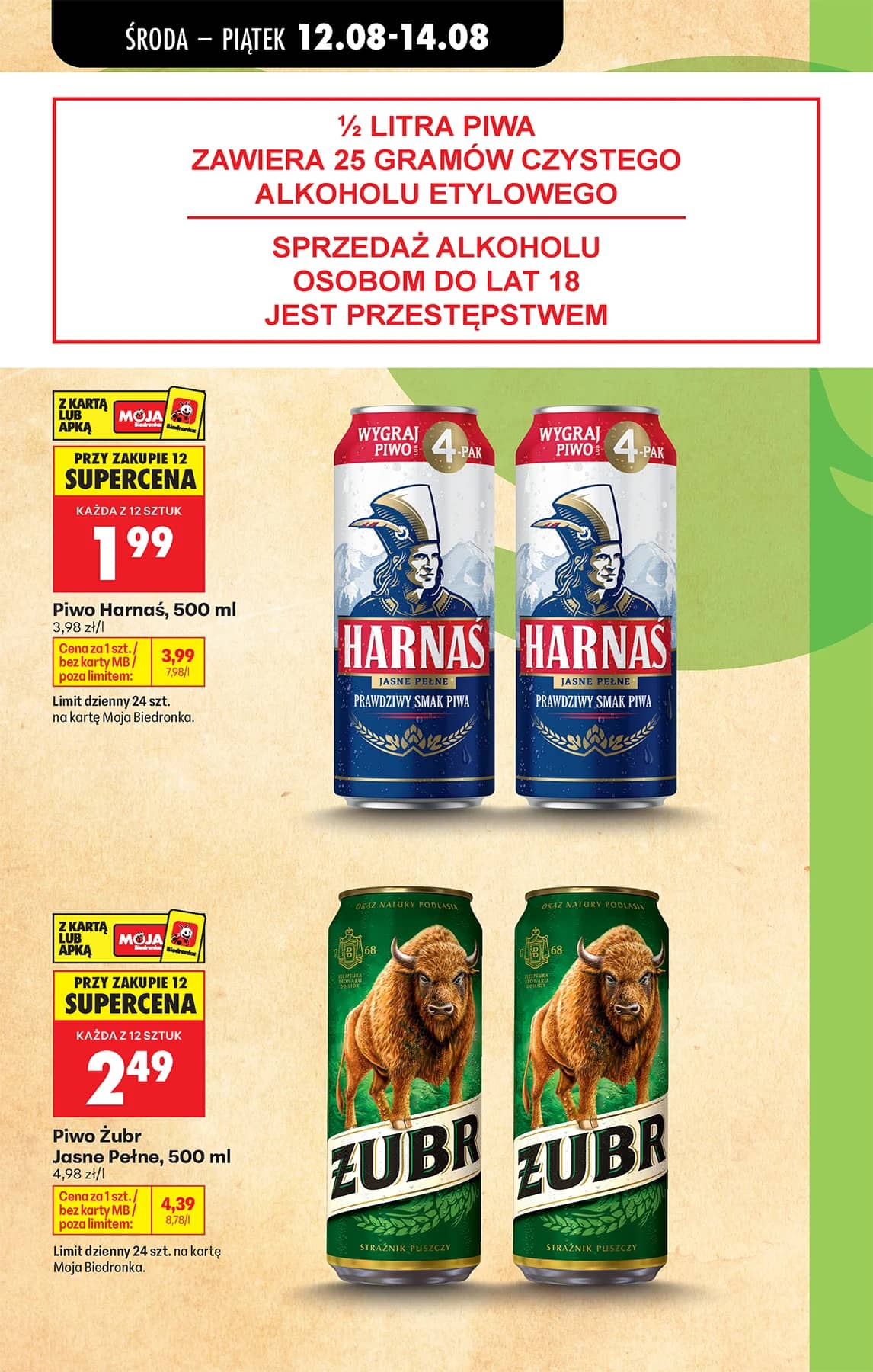 Biedronka - Codziennie niskie ceny P - oferta od 12.08 15 puslapis