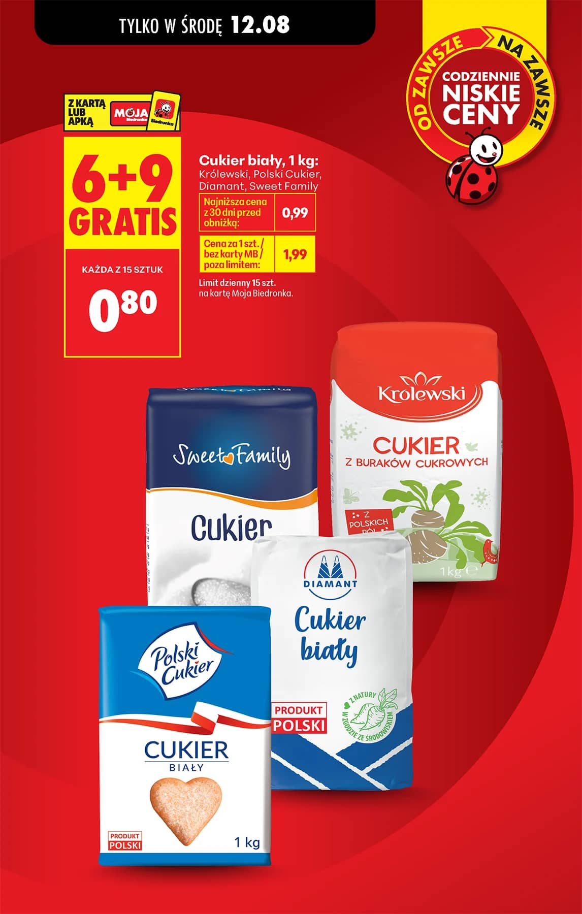 Biedronka - Codziennie niskie ceny P - oferta od 12.08 18 puslapis