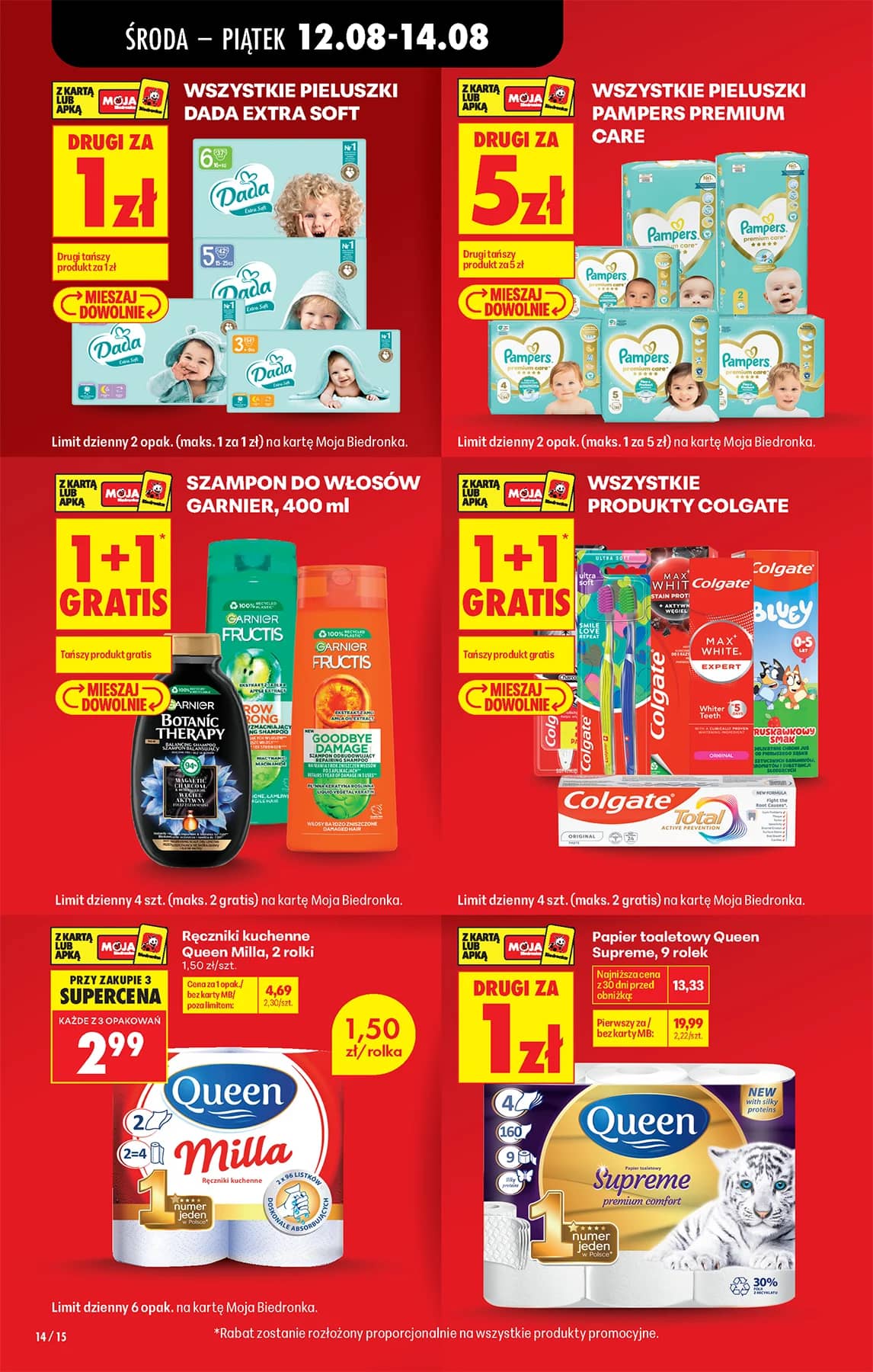 Biedronka - Codziennie niskie ceny P - oferta od 12.08 22 puslapis