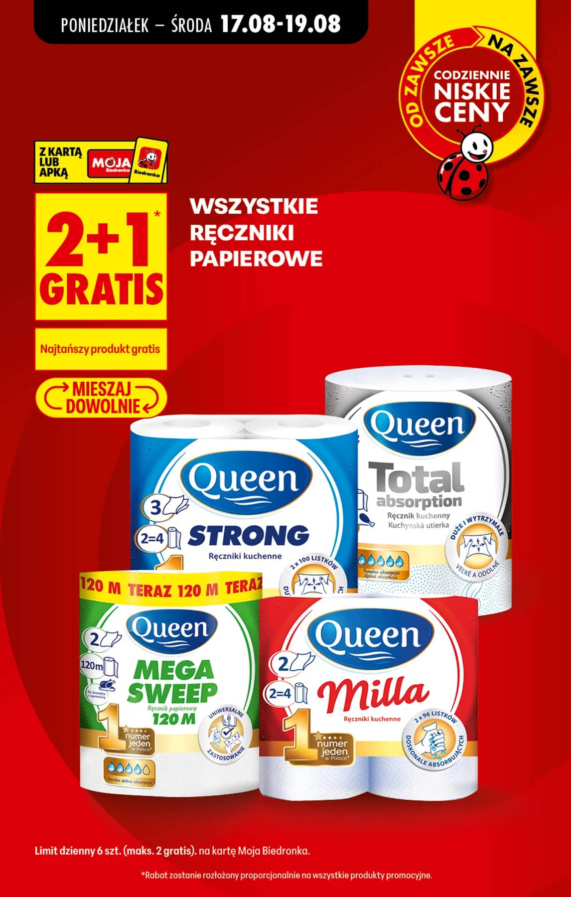 Biedronka - Codziennie niskie ceny P - oferta od 17.08 17 puslapis