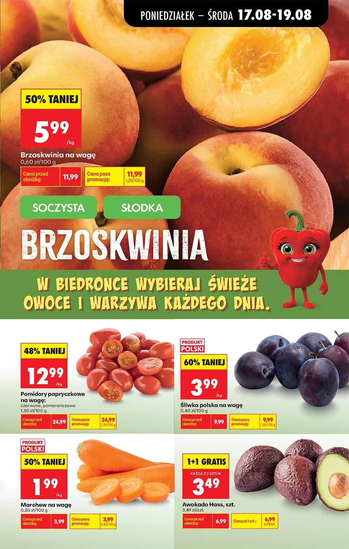 Biedronka - Codziennie niskie ceny P - oferta od 17.08 29 puslapis