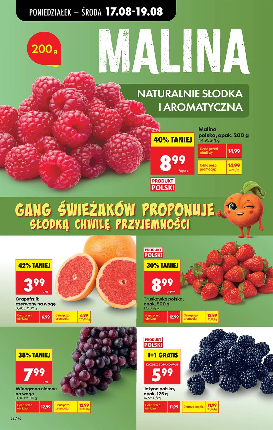Biedronka - Codziennie niskie ceny P - oferta od 17.08 30 puslapis