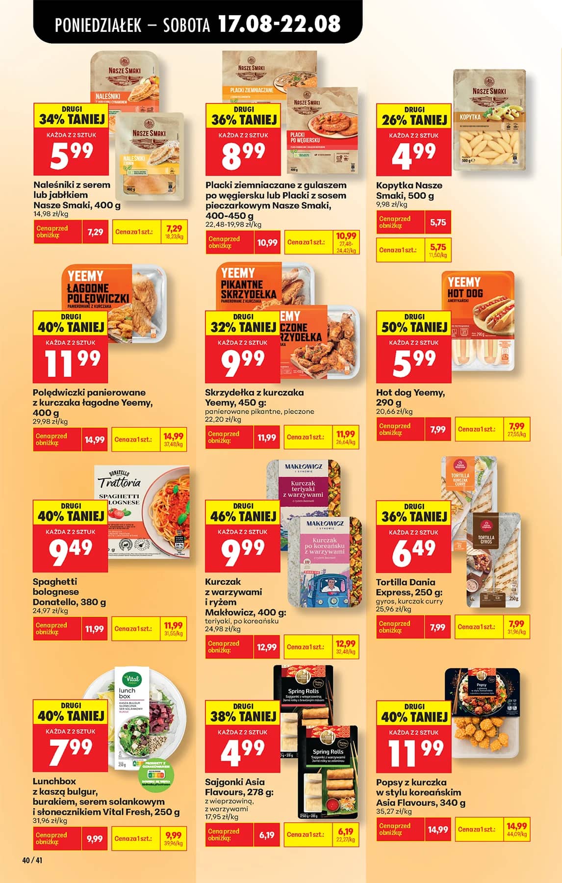 Biedronka - Codziennie niskie ceny P - oferta od 17.08 56 puslapis