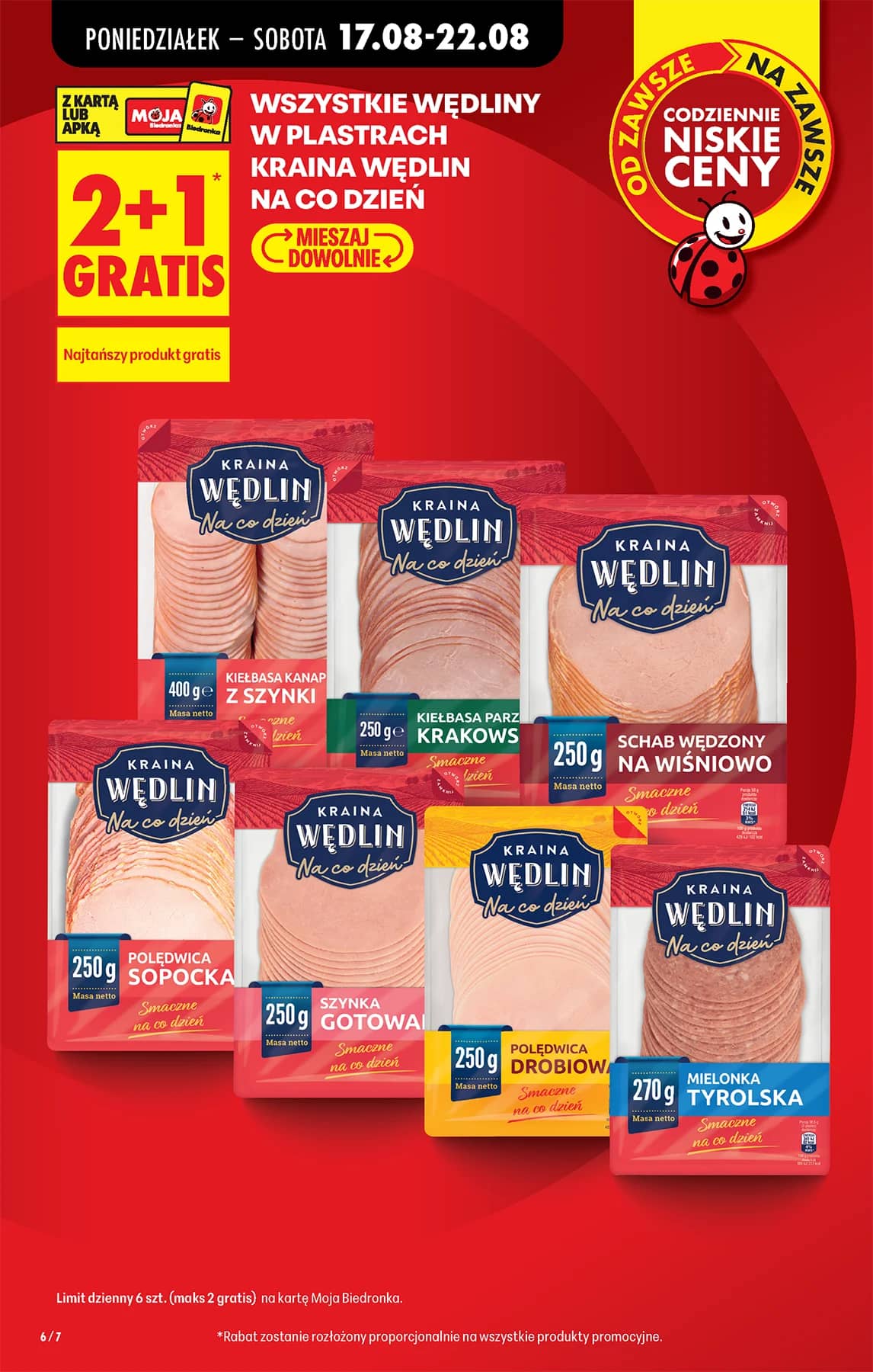 Biedronka - Codziennie niskie ceny P - oferta od 17.08 6 puslapis