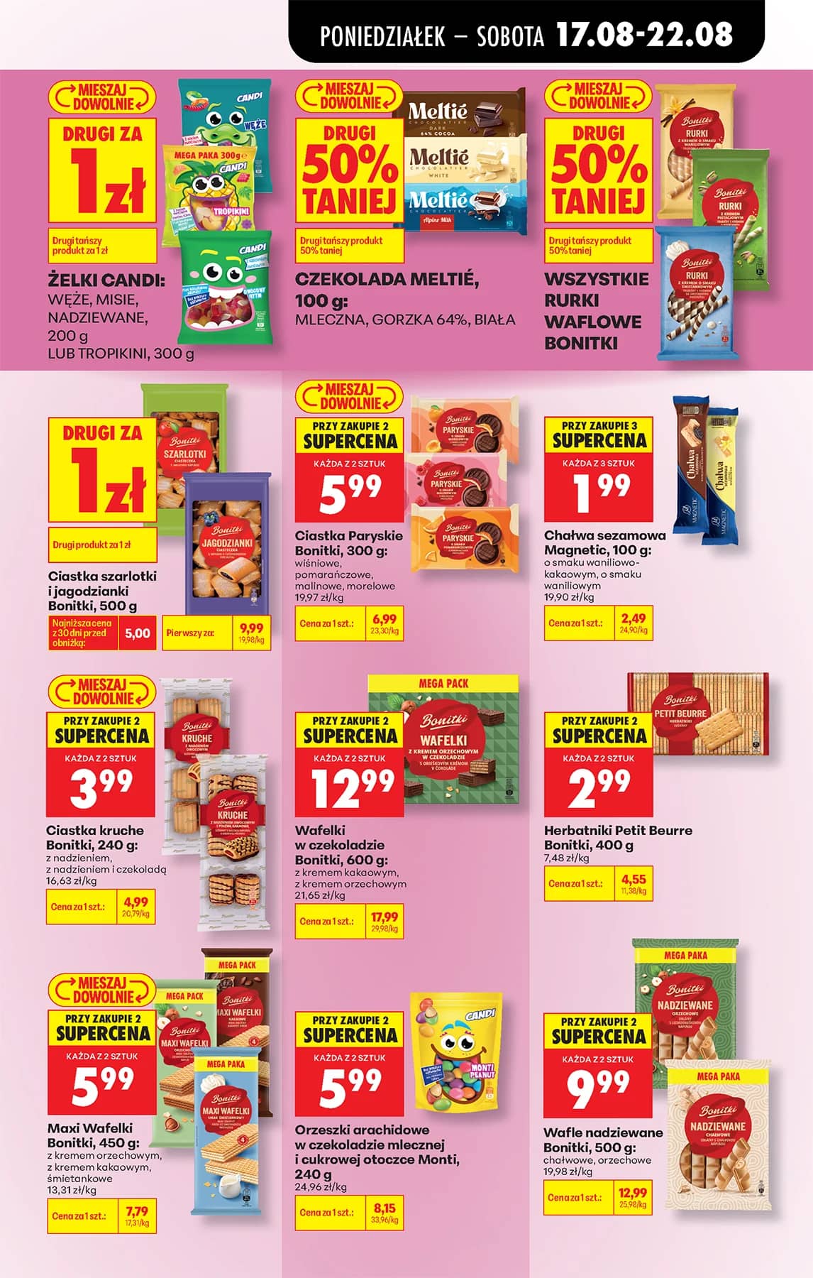 Biedronka - Codziennie niskie ceny P - oferta od 17.08 61 puslapis