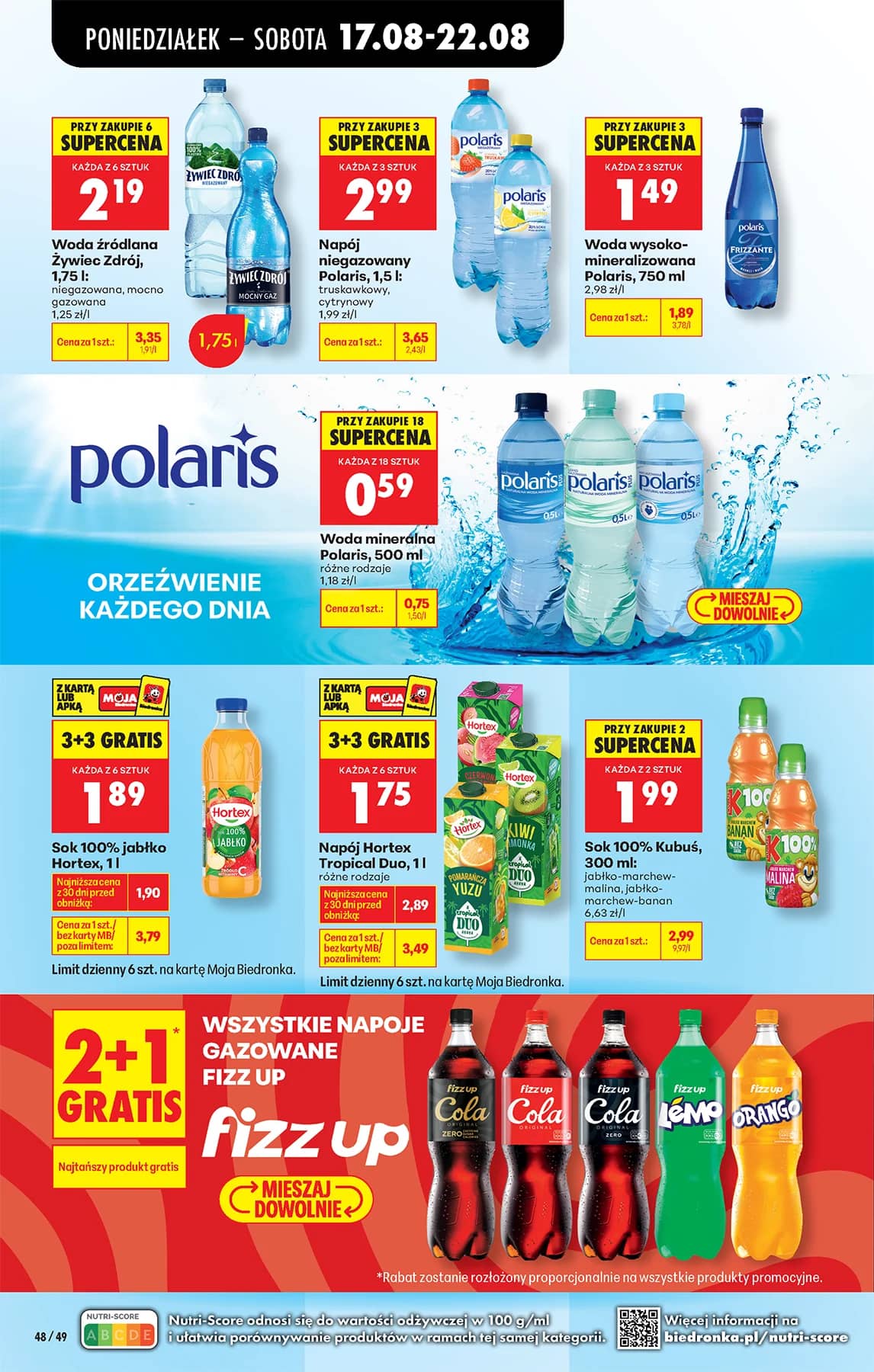 Biedronka - Codziennie niskie ceny P - oferta od 17.08 68 puslapis